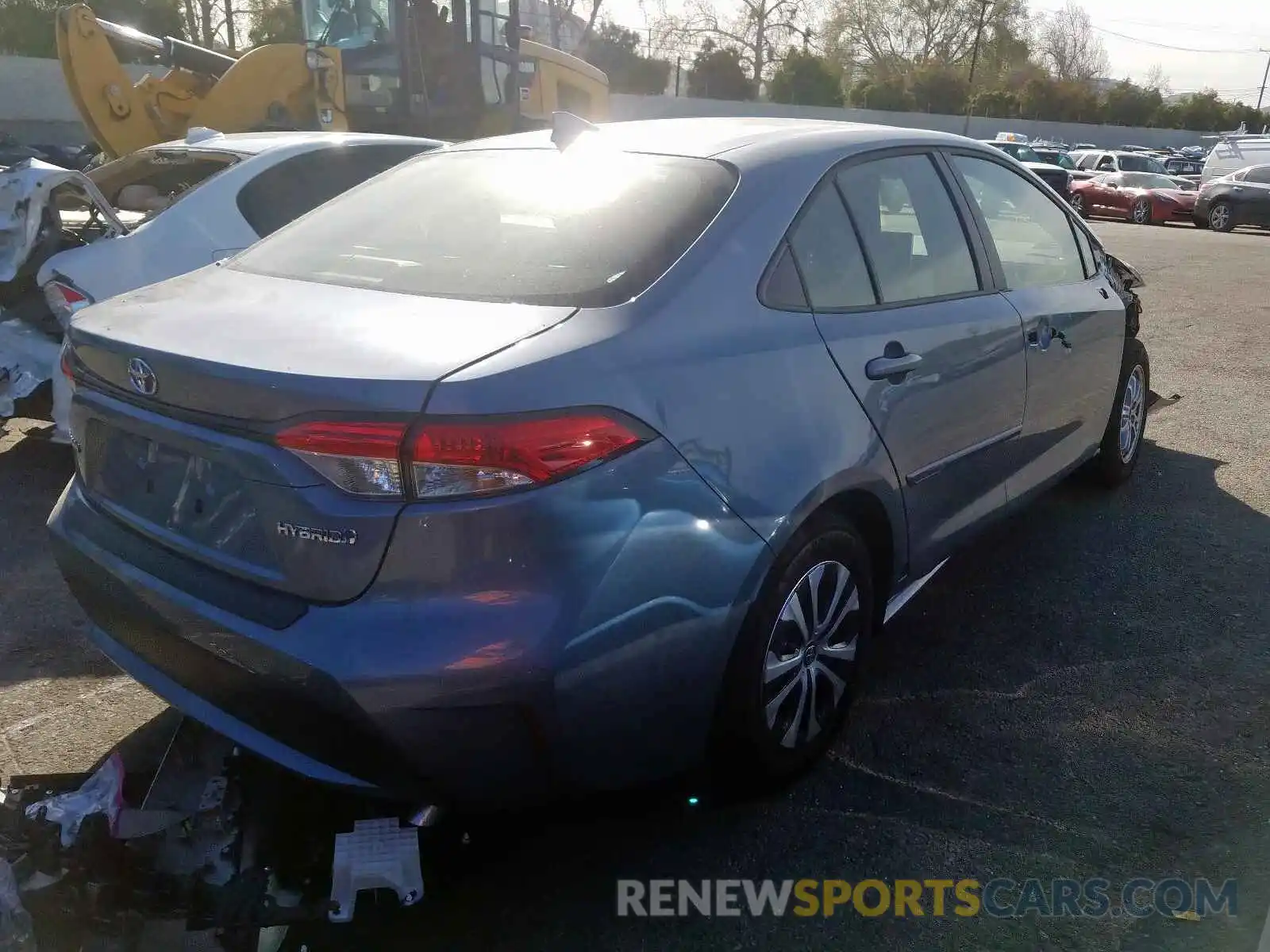 4 Photograph of a damaged car JTDEBRBE5LJ021874 TOYOTA COROLLA 2020