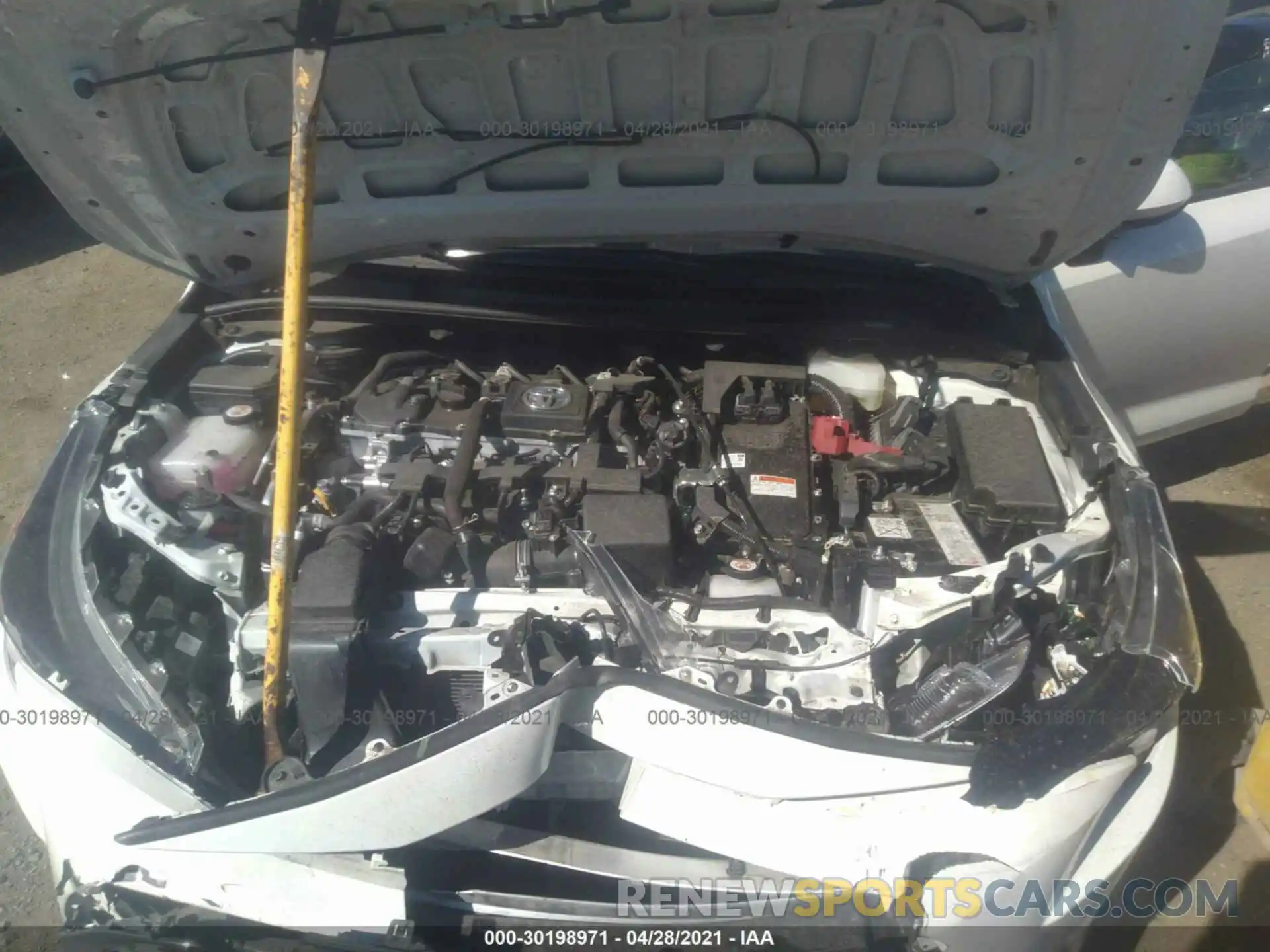 10 Photograph of a damaged car JTDEBRBE5LJ022040 TOYOTA COROLLA 2020
