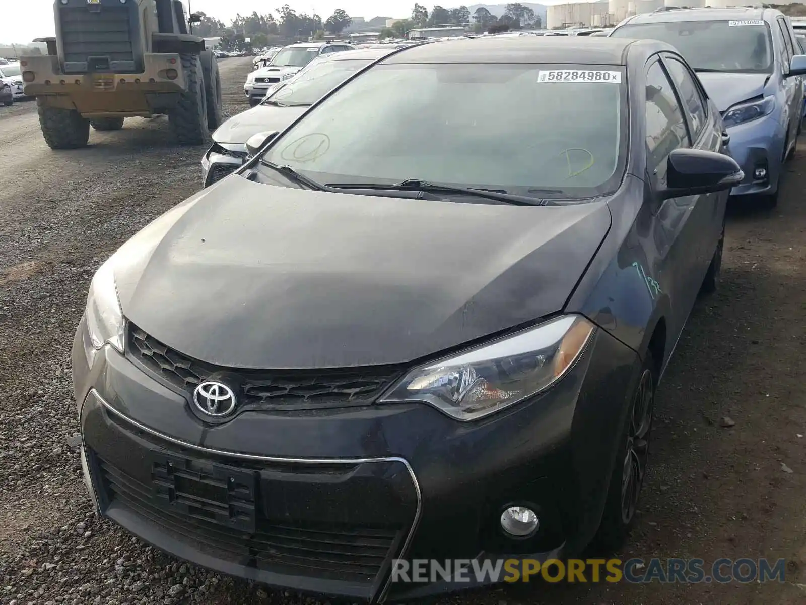 2 Photograph of a damaged car JTDEBRBE5LJ022149 TOYOTA COROLLA 2020