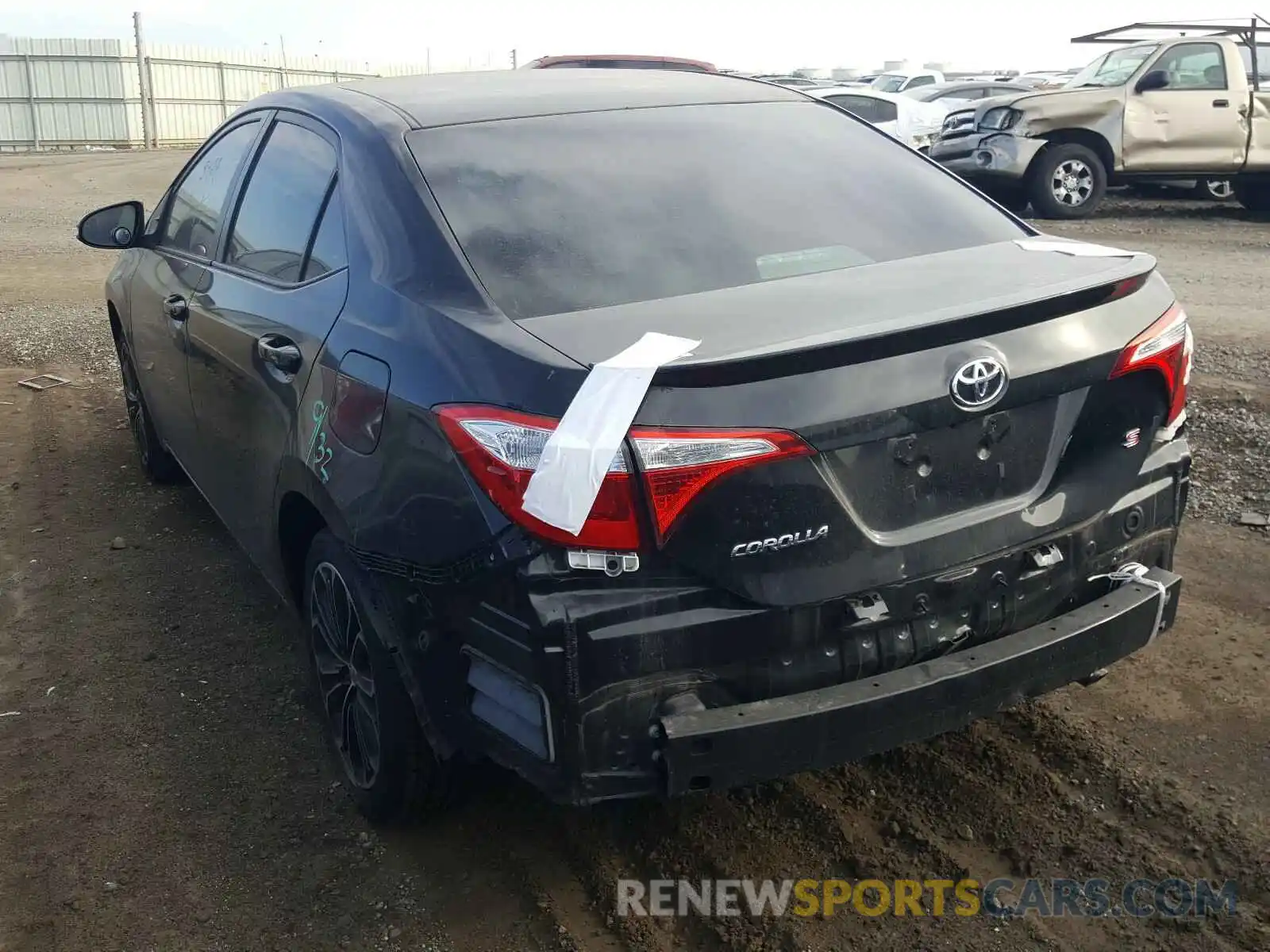 3 Photograph of a damaged car JTDEBRBE5LJ022149 TOYOTA COROLLA 2020