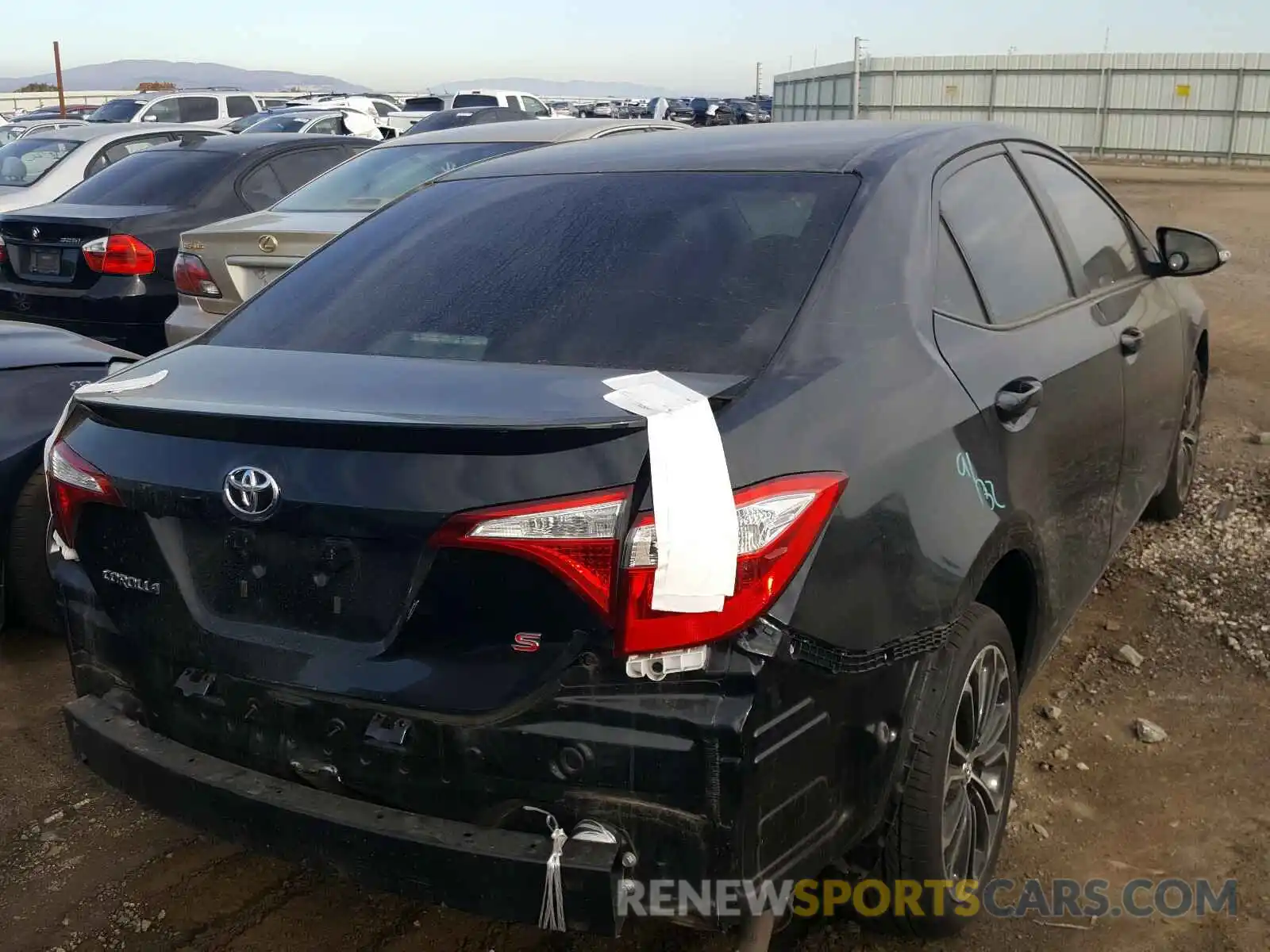 4 Photograph of a damaged car JTDEBRBE5LJ022149 TOYOTA COROLLA 2020