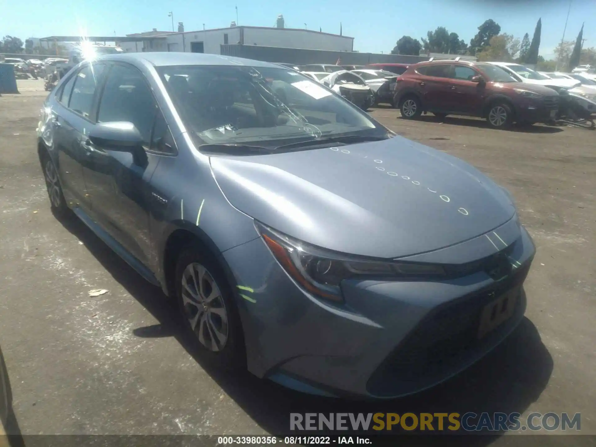 1 Photograph of a damaged car JTDEBRBE5LJ023088 TOYOTA COROLLA 2020