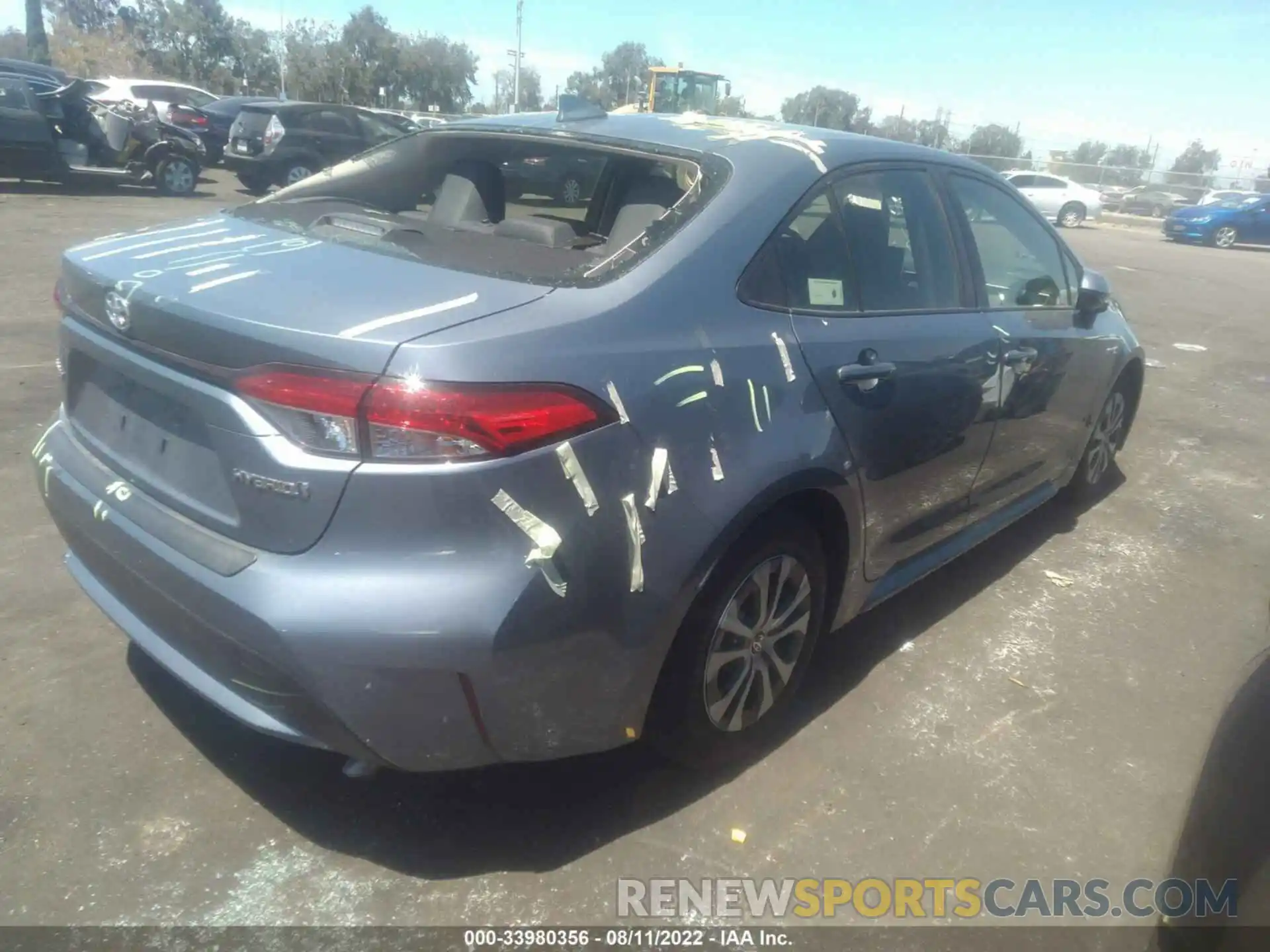 4 Photograph of a damaged car JTDEBRBE5LJ023088 TOYOTA COROLLA 2020