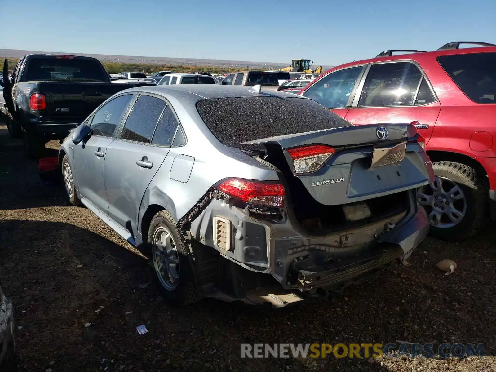 3 Photograph of a damaged car JTDEBRBE5LJ023429 TOYOTA COROLLA 2020