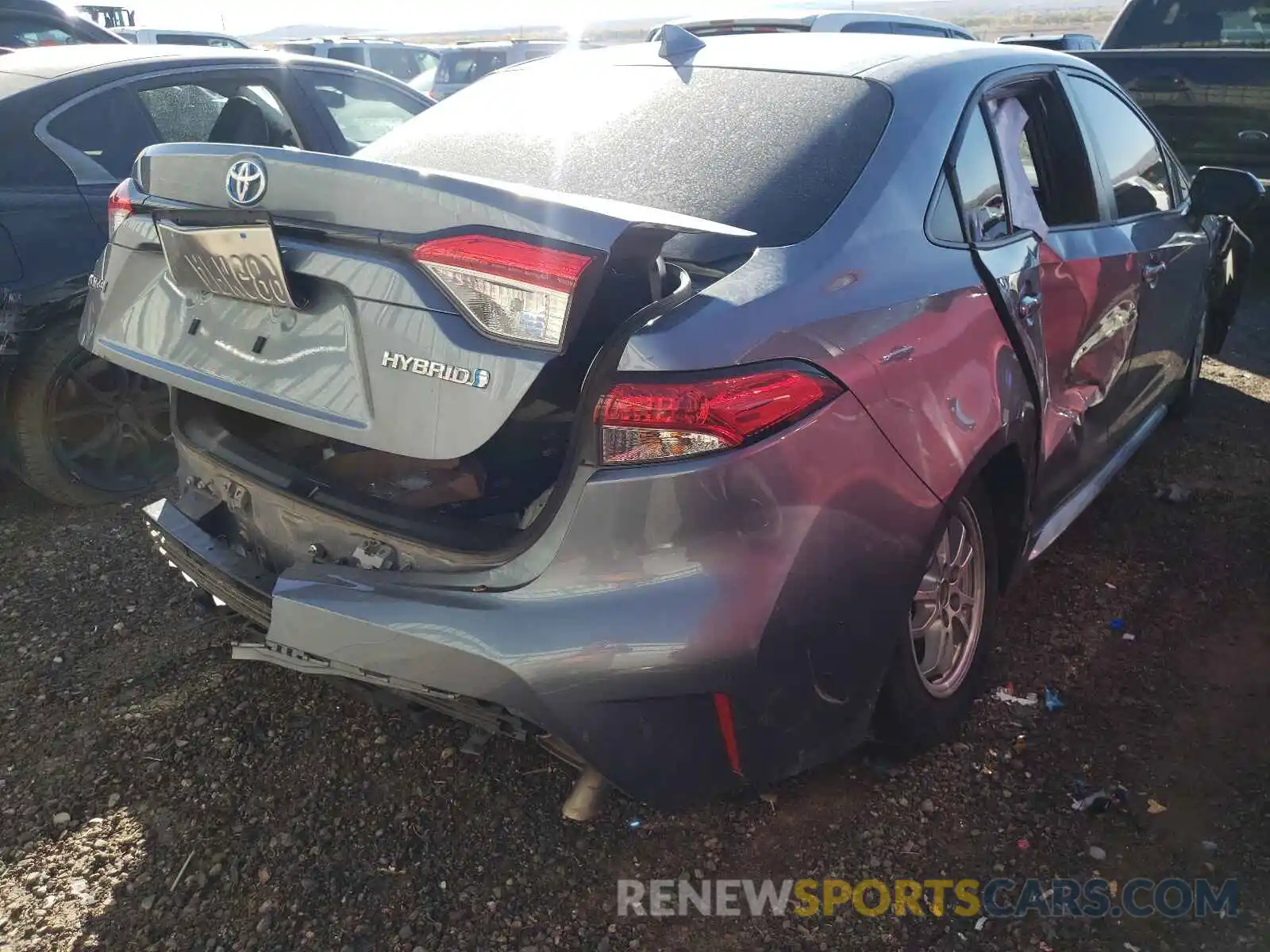 9 Photograph of a damaged car JTDEBRBE5LJ023429 TOYOTA COROLLA 2020