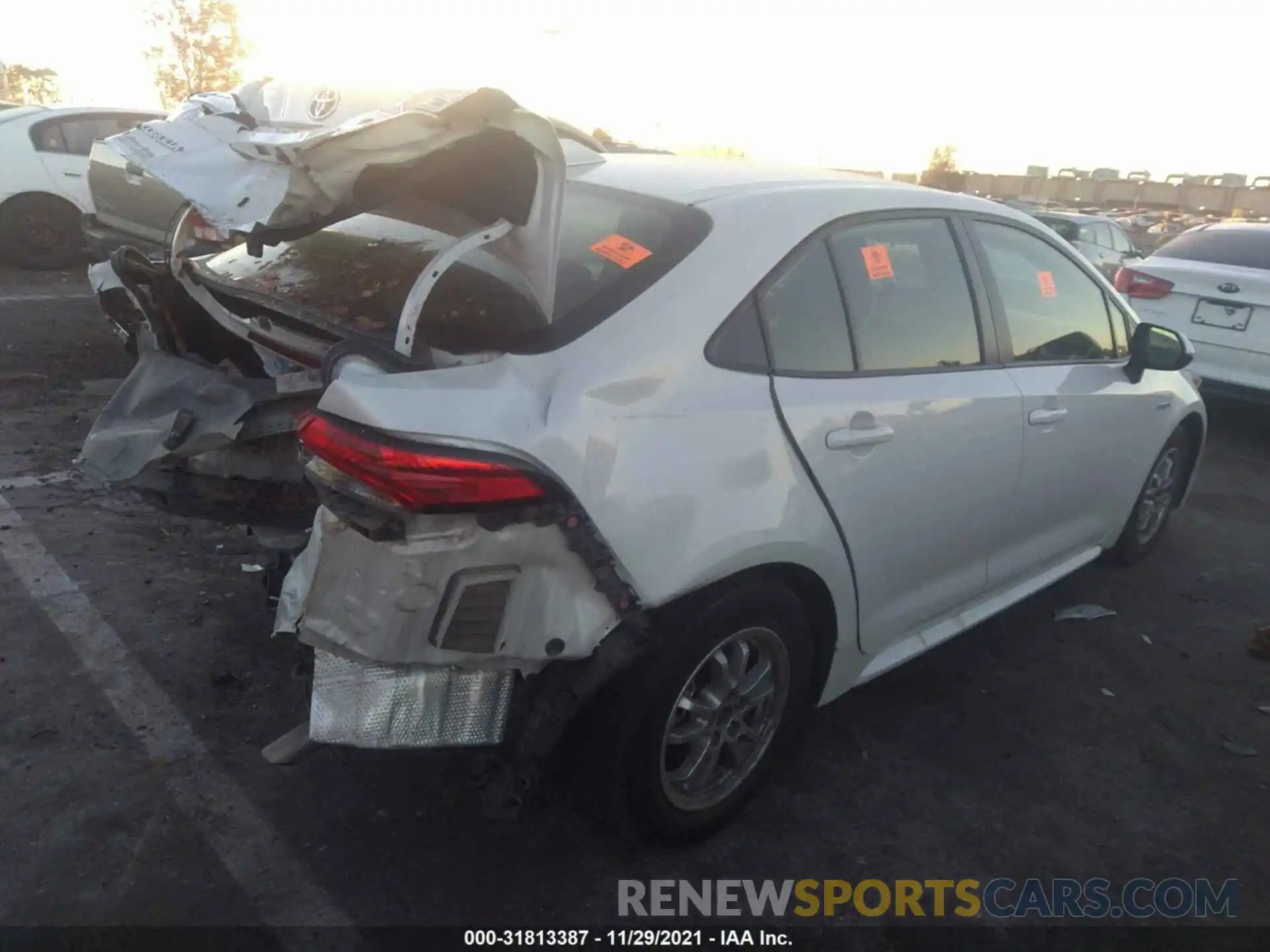 4 Photograph of a damaged car JTDEBRBE5LJ024354 TOYOTA COROLLA 2020