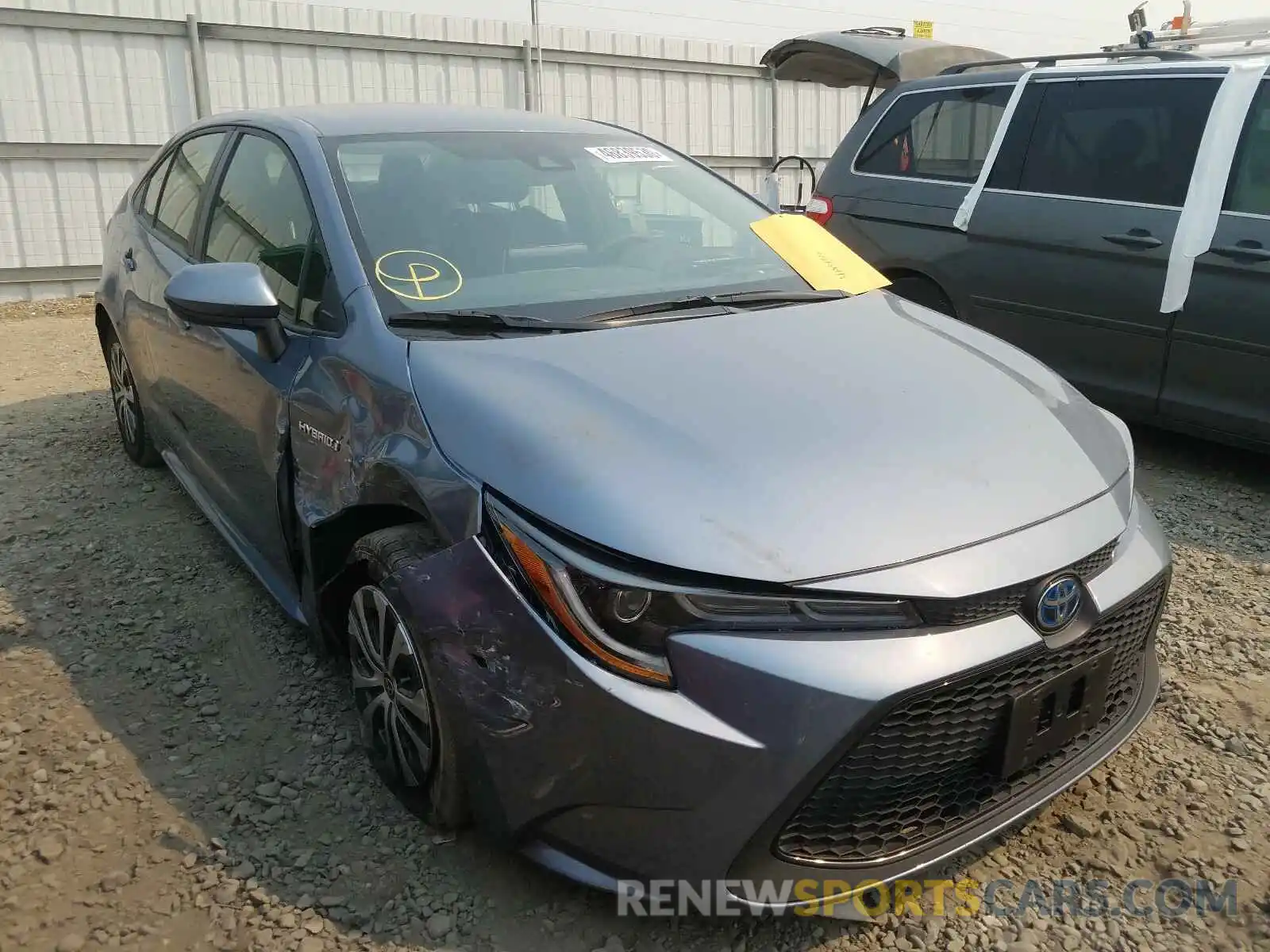 1 Photograph of a damaged car JTDEBRBE5LJ024435 TOYOTA COROLLA 2020