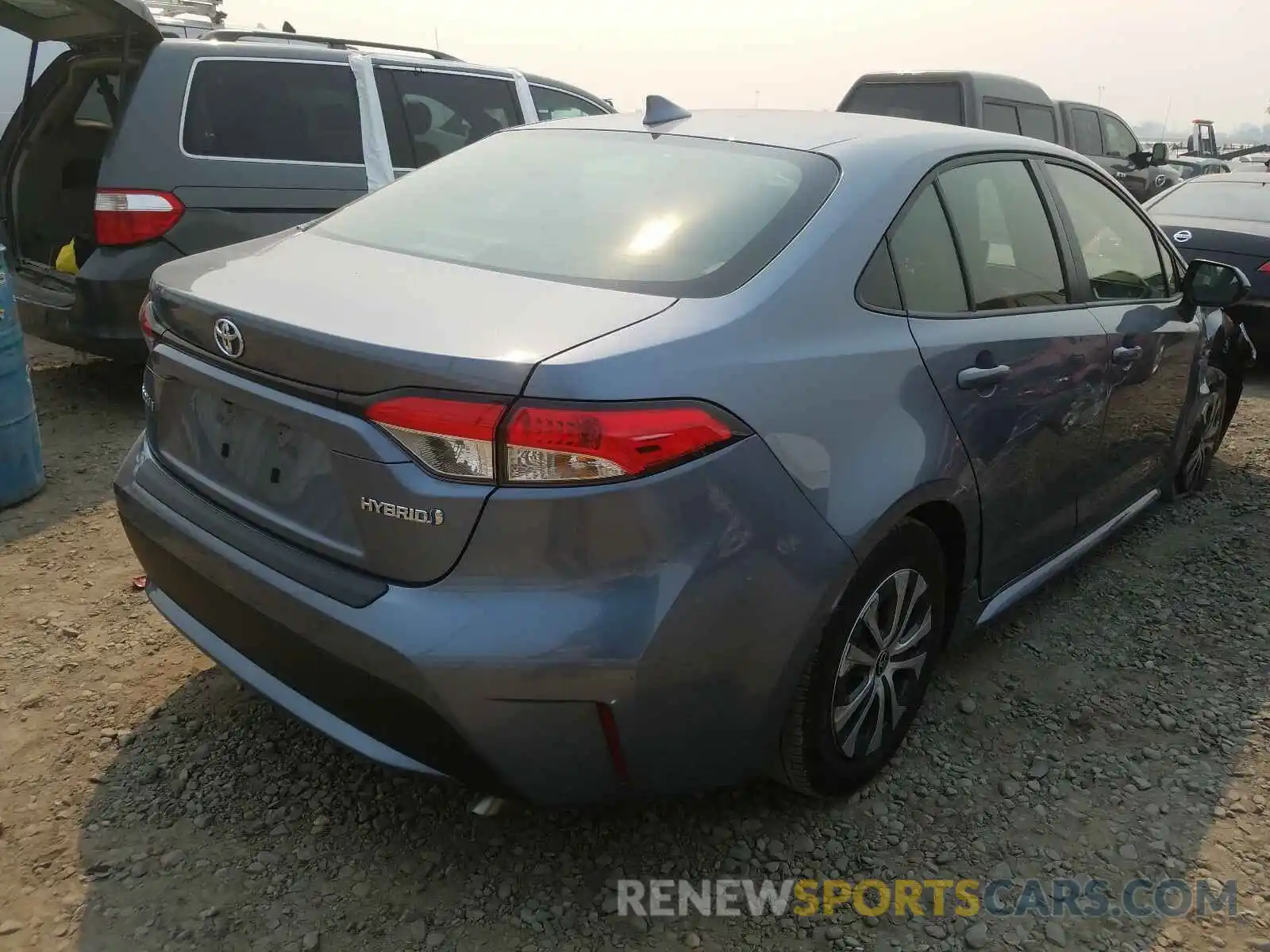 4 Photograph of a damaged car JTDEBRBE5LJ024435 TOYOTA COROLLA 2020