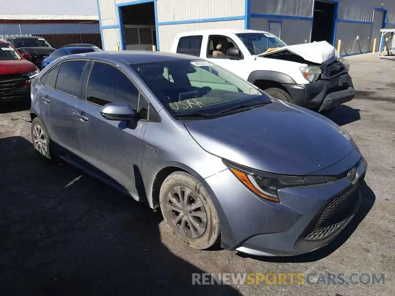 1 Photograph of a damaged car JTDEBRBE5LJ024452 TOYOTA COROLLA 2020