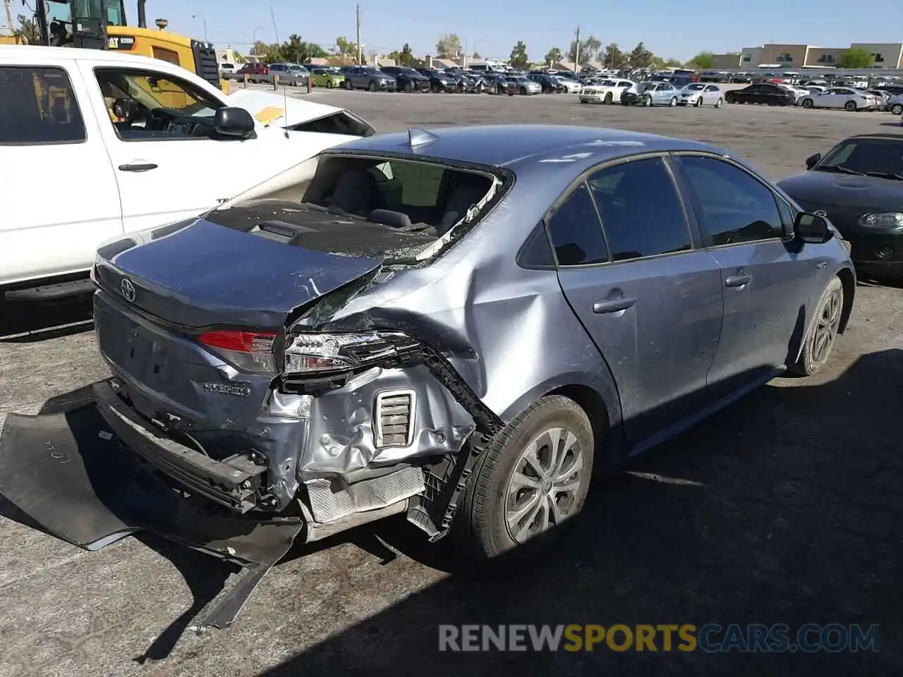 4 Photograph of a damaged car JTDEBRBE5LJ024452 TOYOTA COROLLA 2020