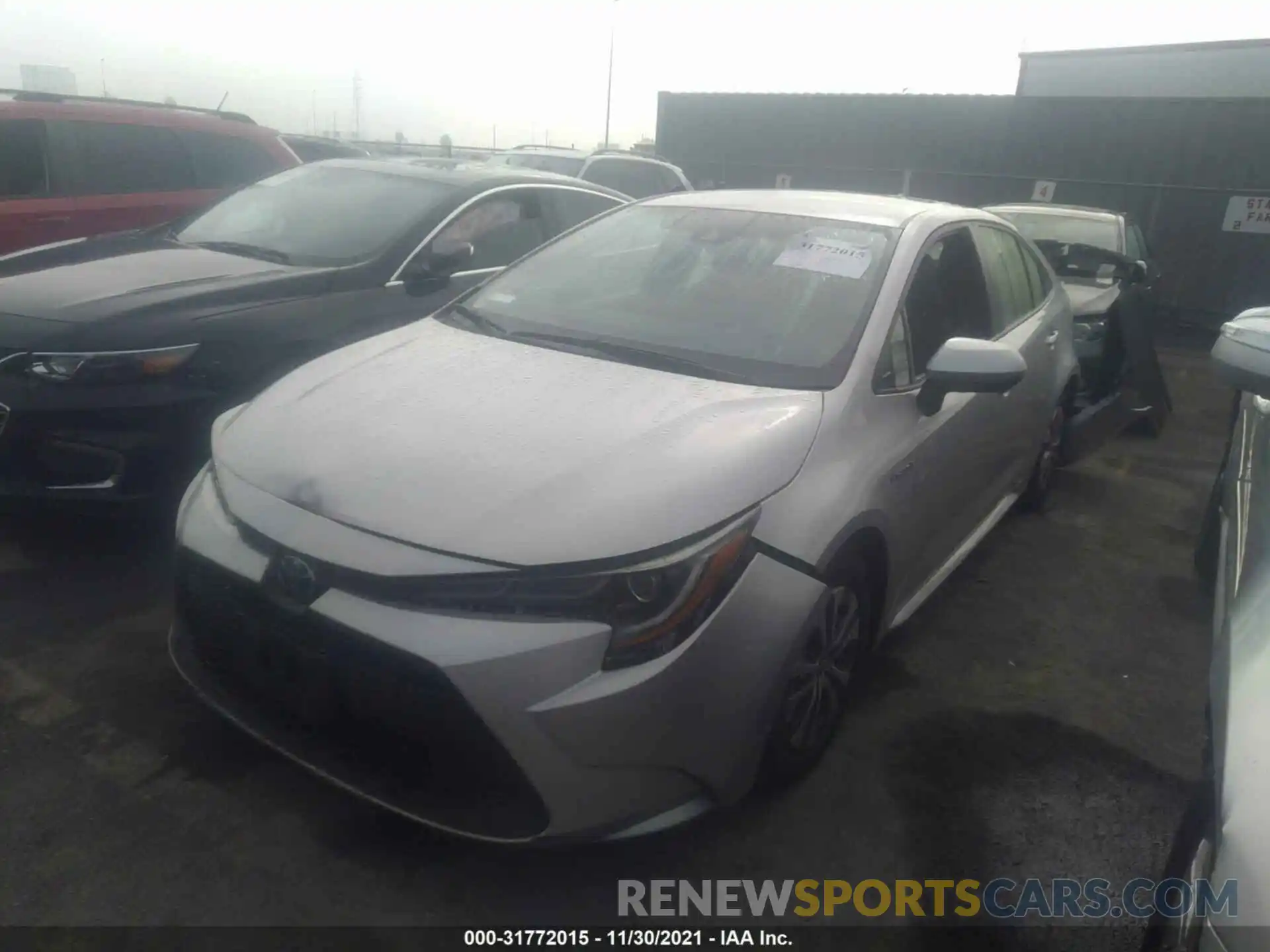 2 Photograph of a damaged car JTDEBRBE5LJ024533 TOYOTA COROLLA 2020