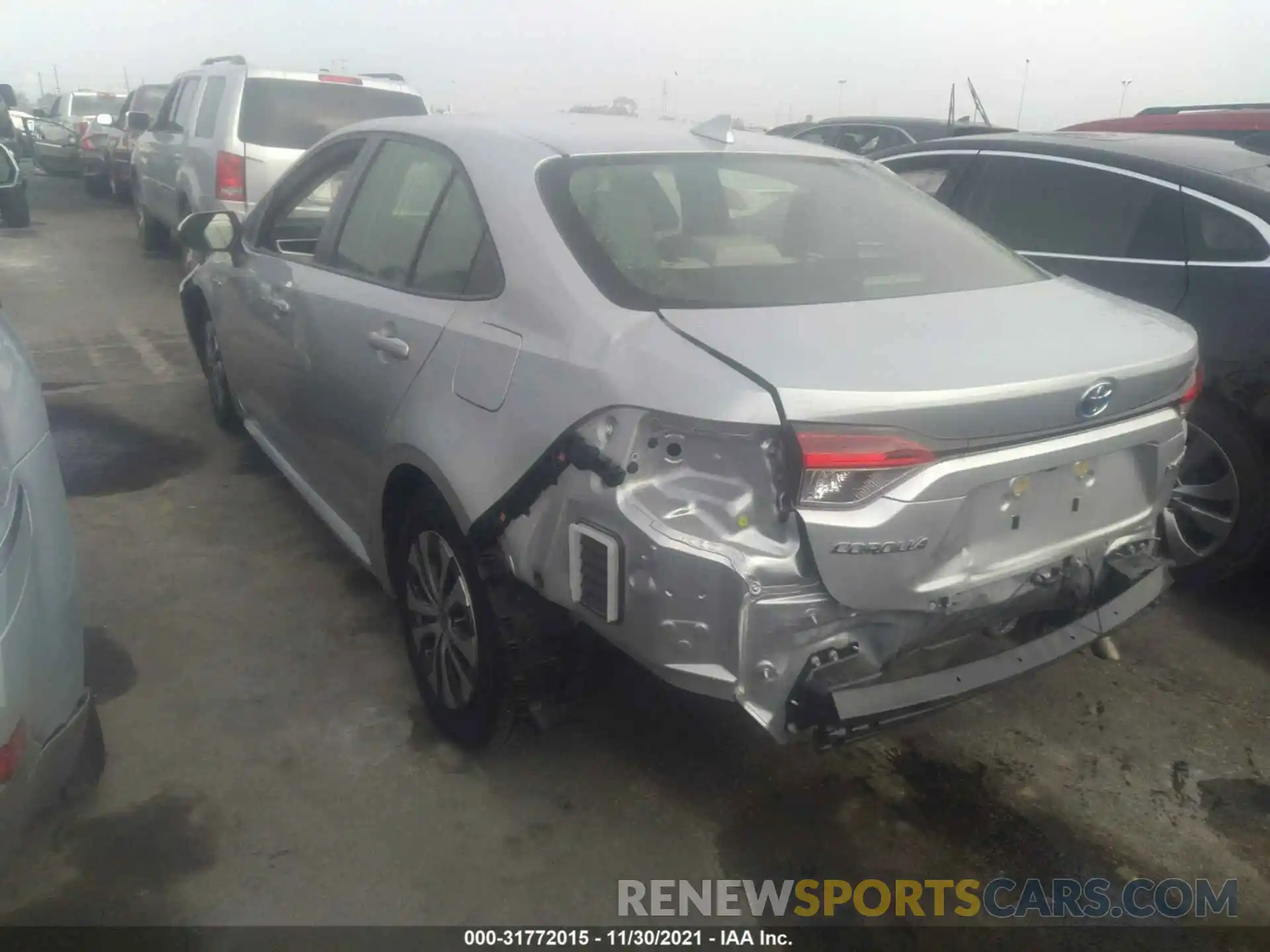 3 Photograph of a damaged car JTDEBRBE5LJ024533 TOYOTA COROLLA 2020