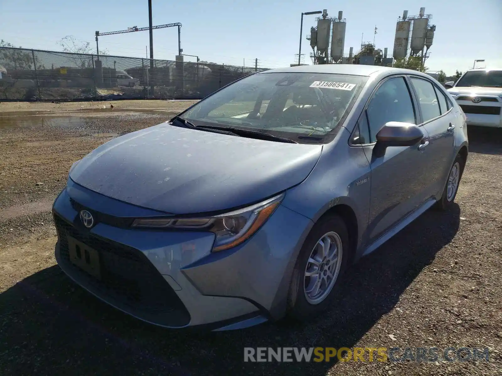 2 Photograph of a damaged car JTDEBRBE5LJ025150 TOYOTA COROLLA 2020