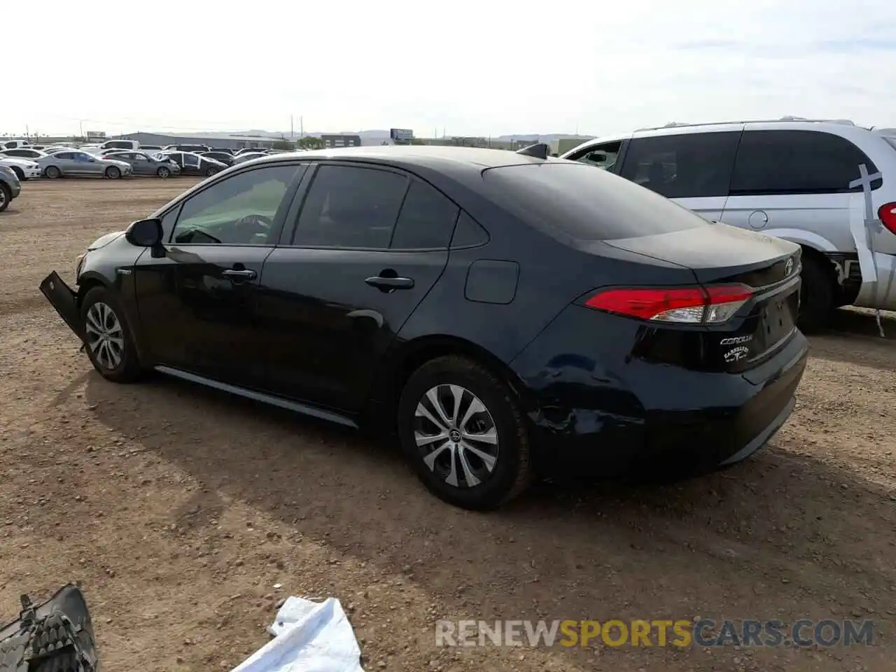 3 Photograph of a damaged car JTDEBRBE5LJ026637 TOYOTA COROLLA 2020