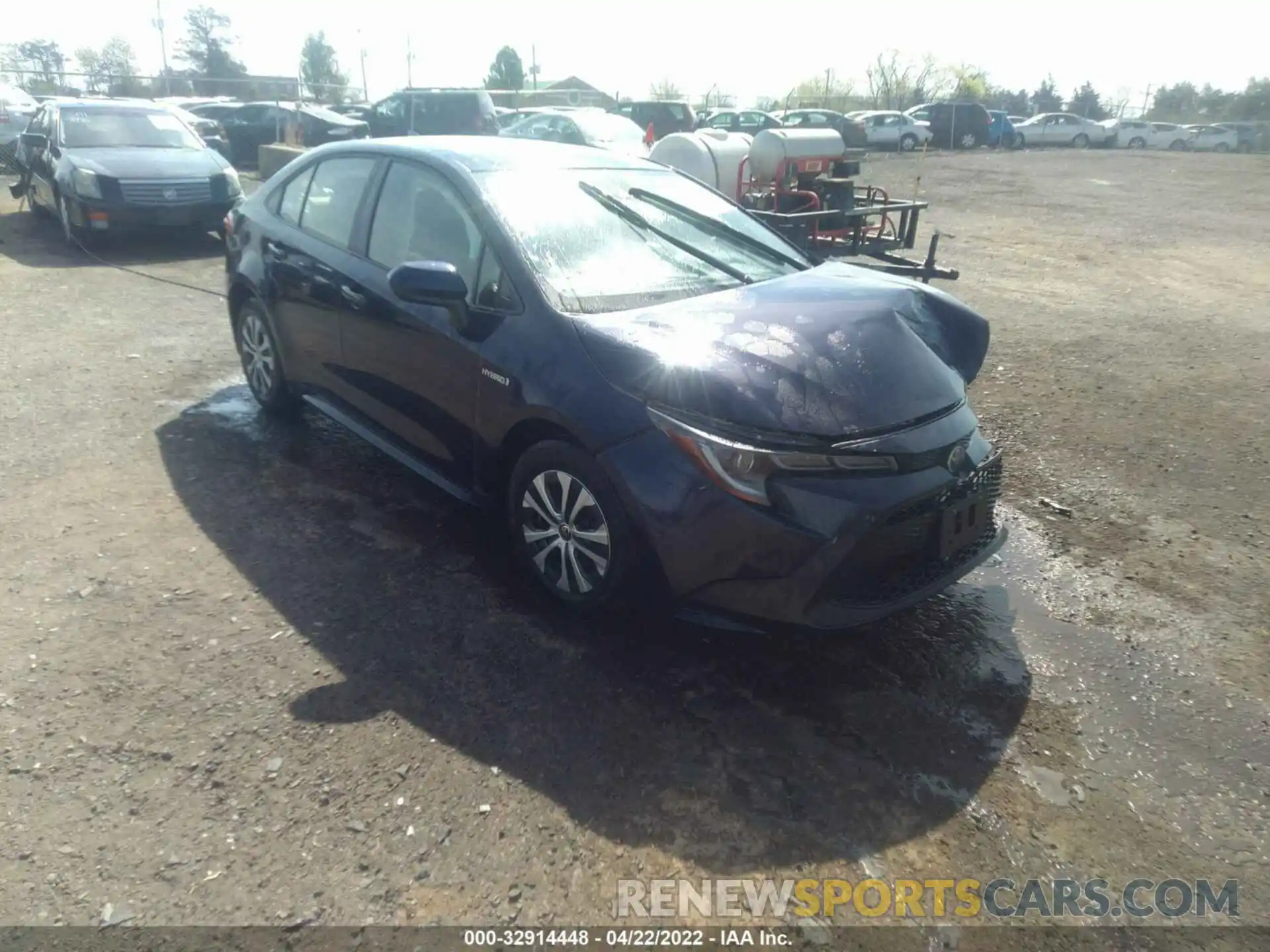 1 Photograph of a damaged car JTDEBRBE5LJ027870 TOYOTA COROLLA 2020