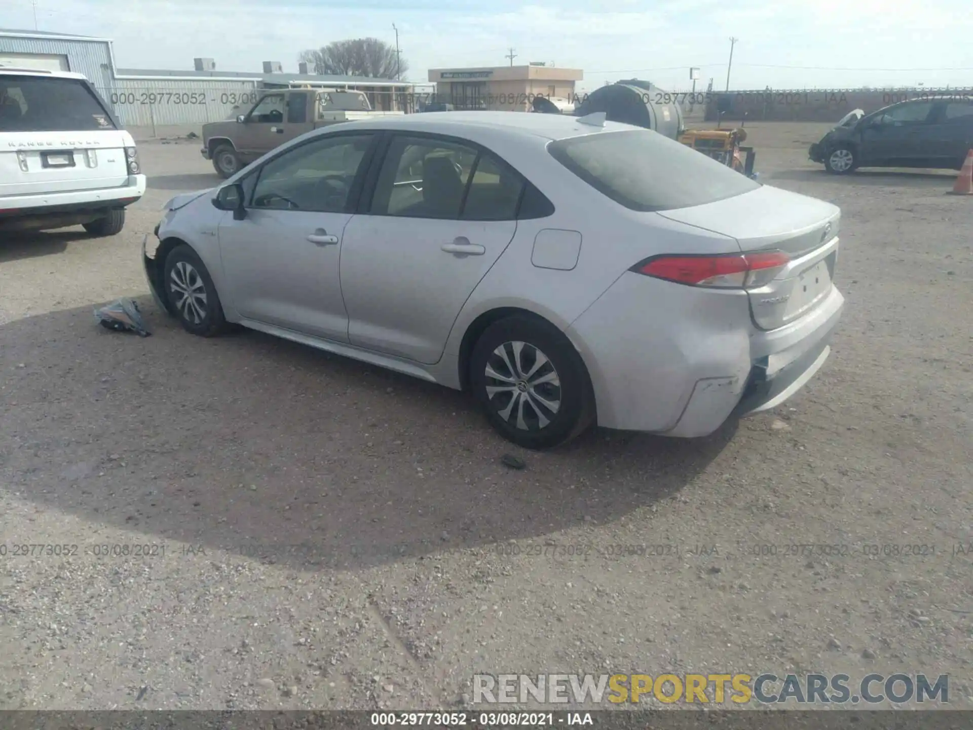 3 Photograph of a damaged car JTDEBRBE5LJ031658 TOYOTA COROLLA 2020