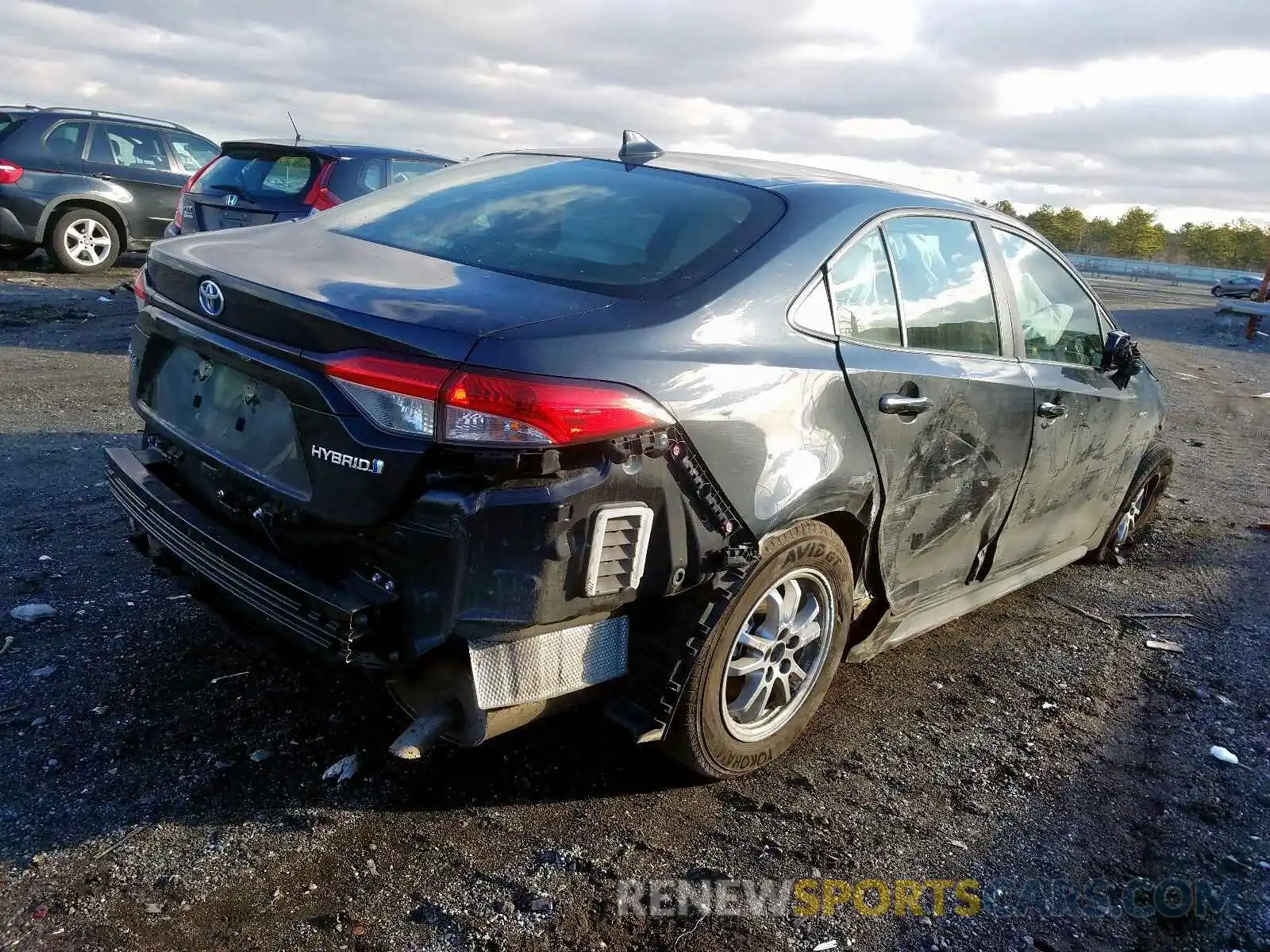 4 Photograph of a damaged car JTDEBRBE6LJ000628 TOYOTA COROLLA 2020