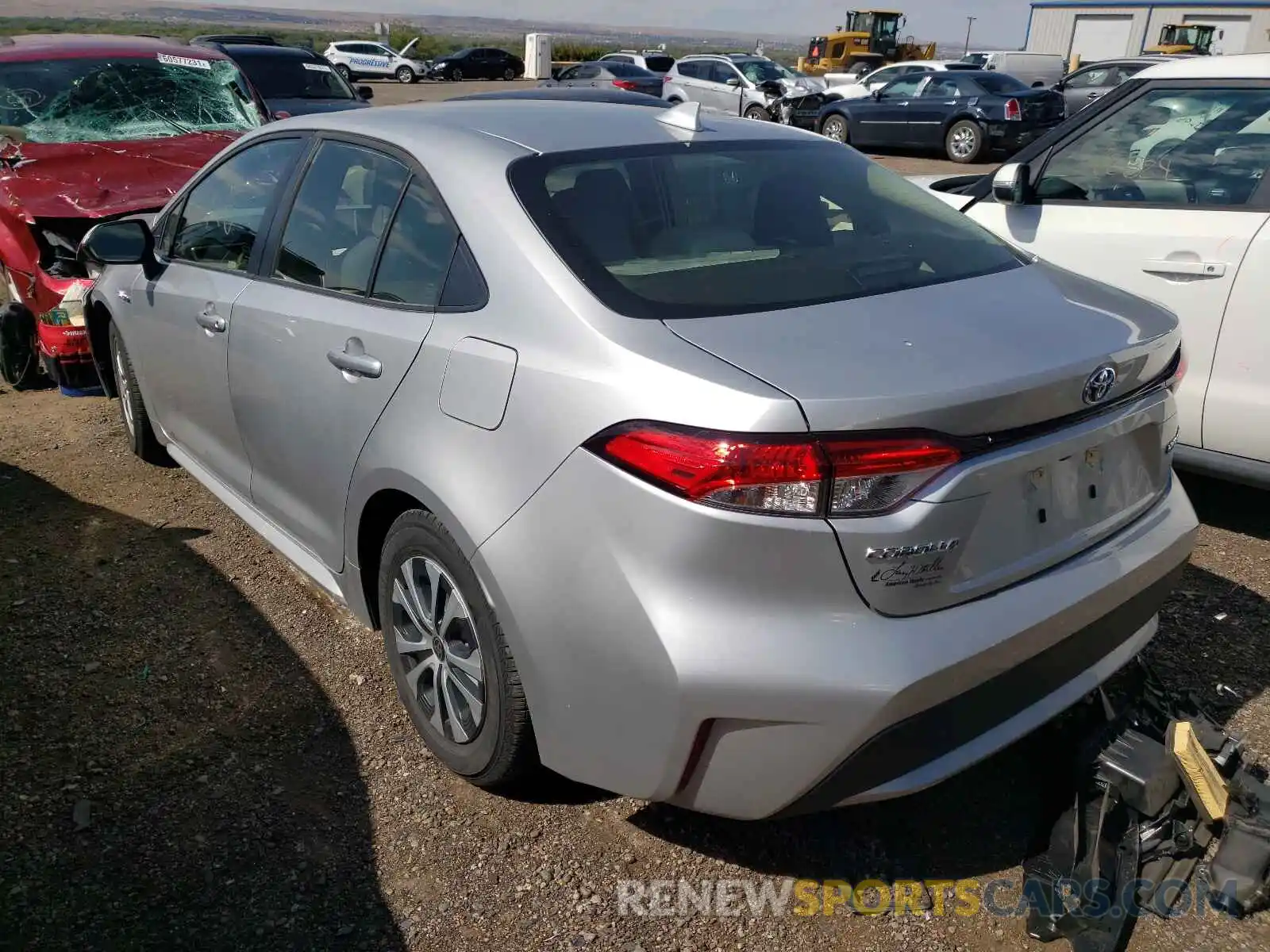 3 Photograph of a damaged car JTDEBRBE6LJ001164 TOYOTA COROLLA 2020