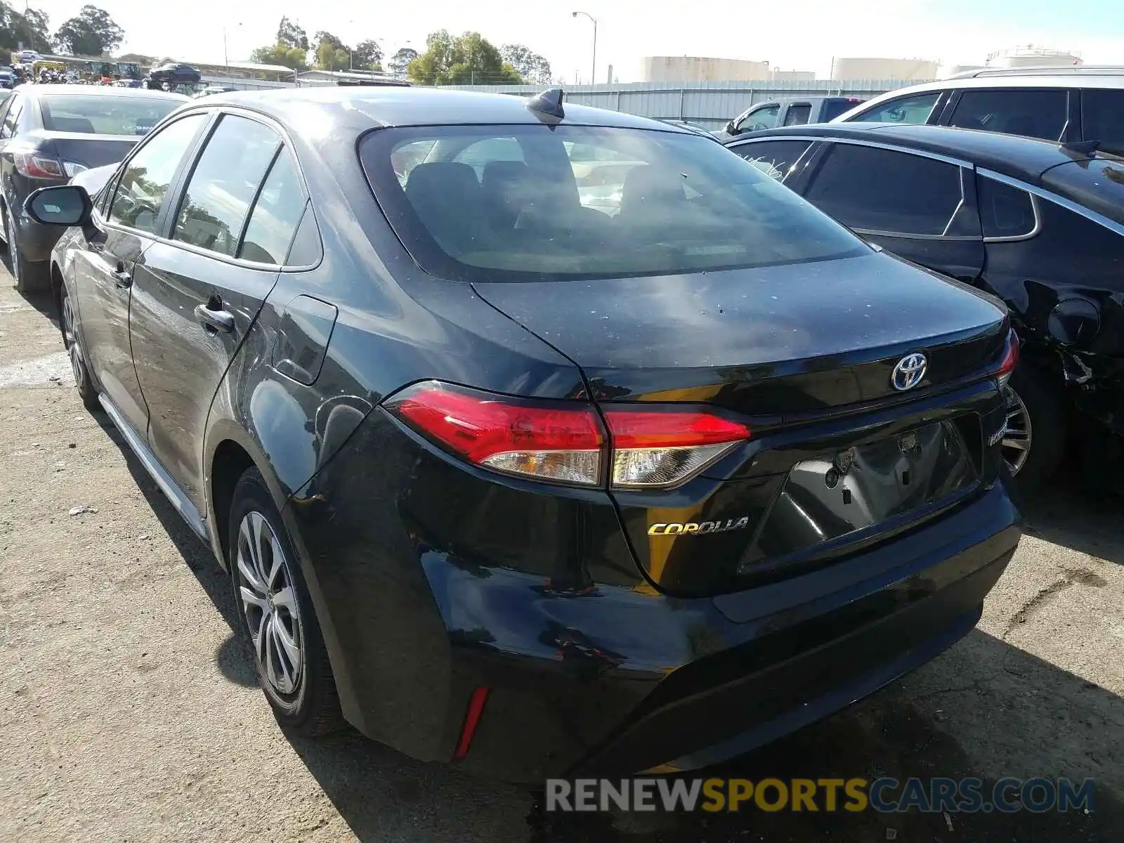 3 Photograph of a damaged car JTDEBRBE6LJ001360 TOYOTA COROLLA 2020