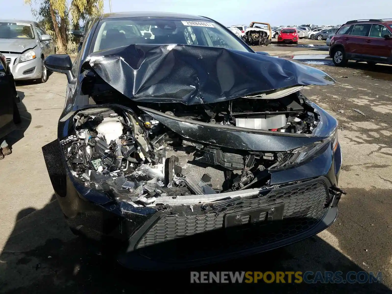 9 Photograph of a damaged car JTDEBRBE6LJ001360 TOYOTA COROLLA 2020