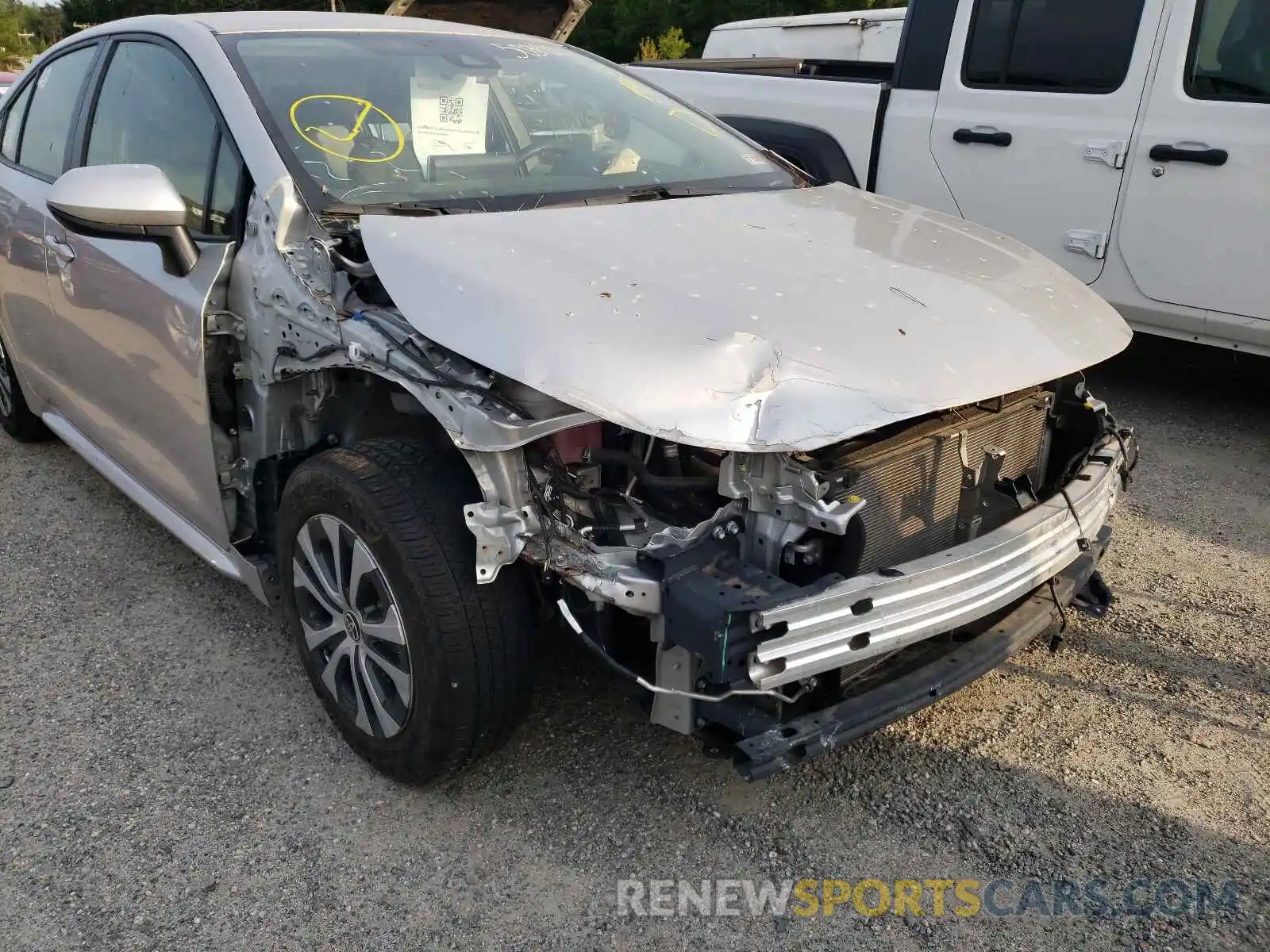 9 Photograph of a damaged car JTDEBRBE6LJ001486 TOYOTA COROLLA 2020