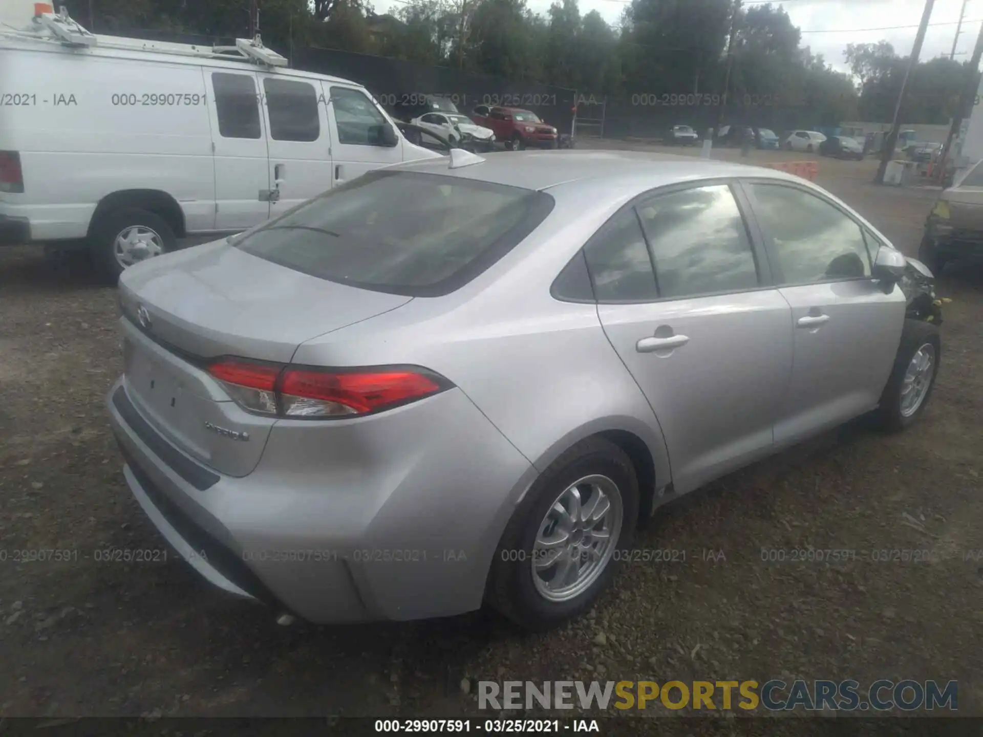 4 Photograph of a damaged car JTDEBRBE6LJ002282 TOYOTA COROLLA 2020