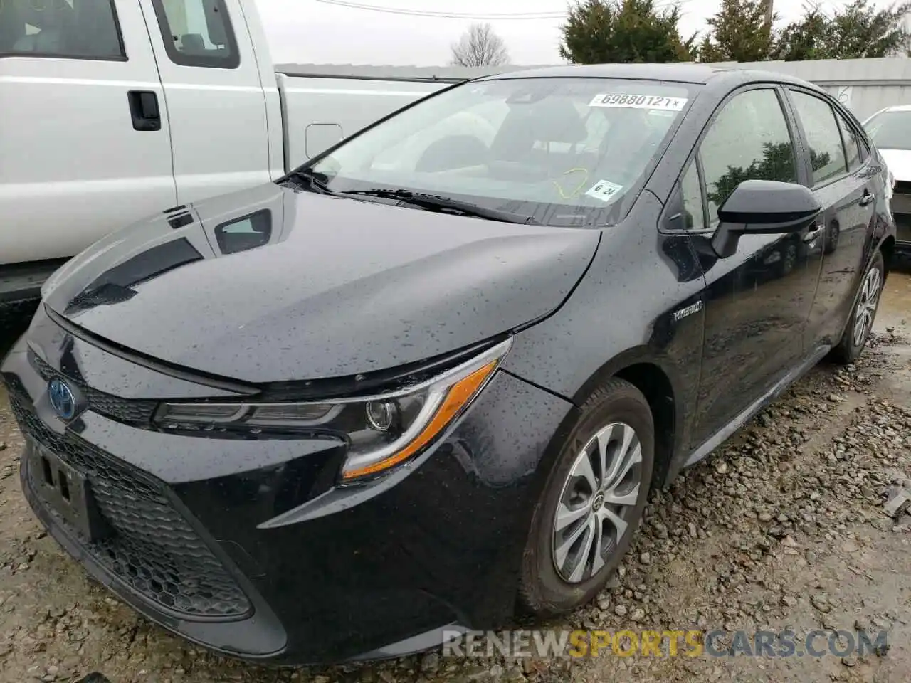 2 Photograph of a damaged car JTDEBRBE6LJ002380 TOYOTA COROLLA 2020