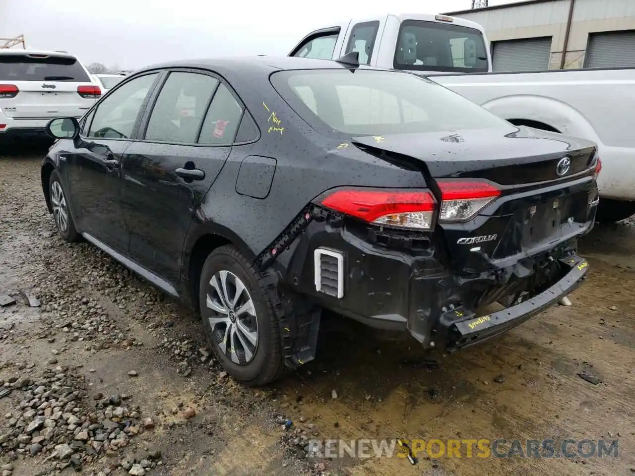 3 Photograph of a damaged car JTDEBRBE6LJ002380 TOYOTA COROLLA 2020