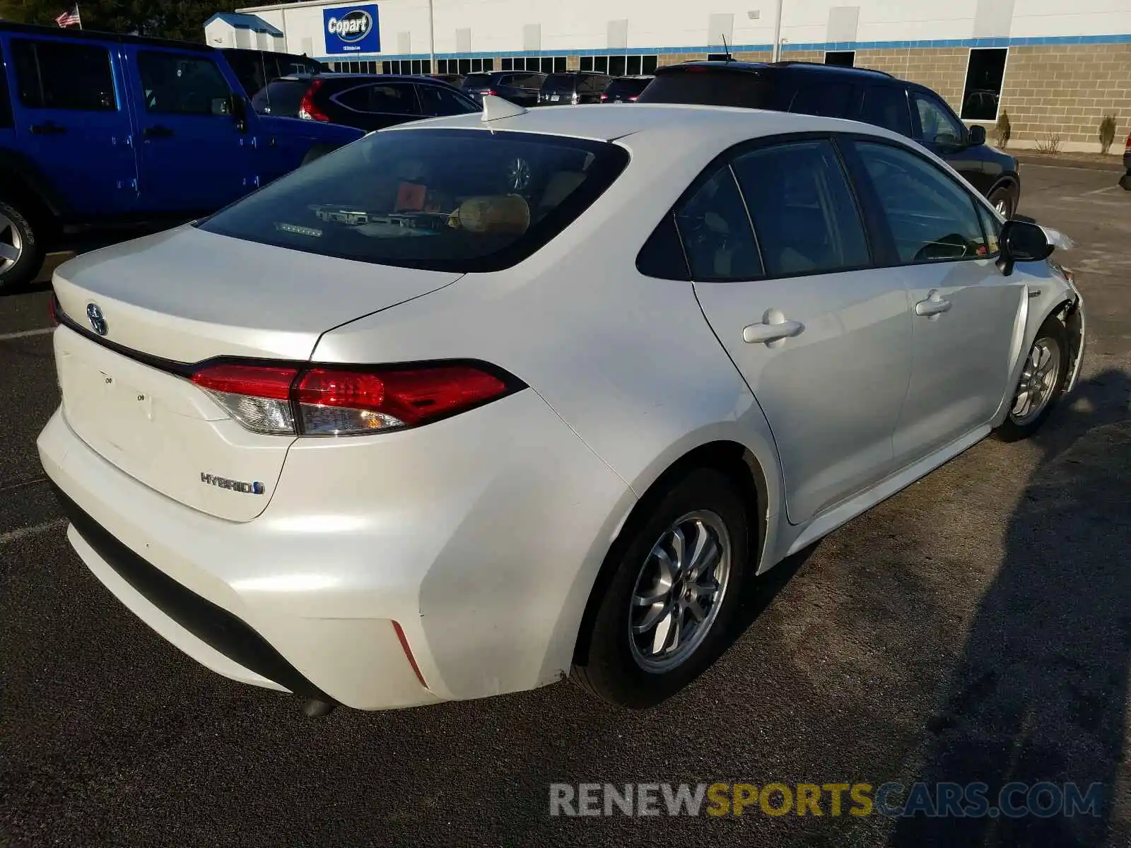 4 Photograph of a damaged car JTDEBRBE6LJ002718 TOYOTA COROLLA 2020