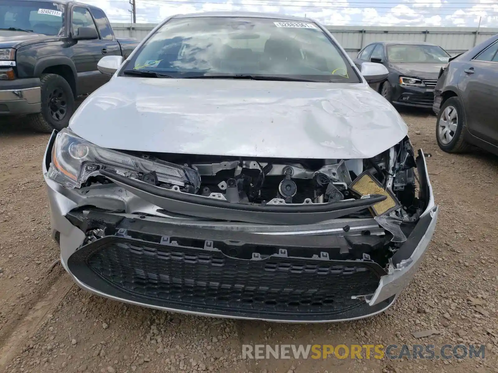 9 Photograph of a damaged car JTDEBRBE6LJ002802 TOYOTA COROLLA 2020