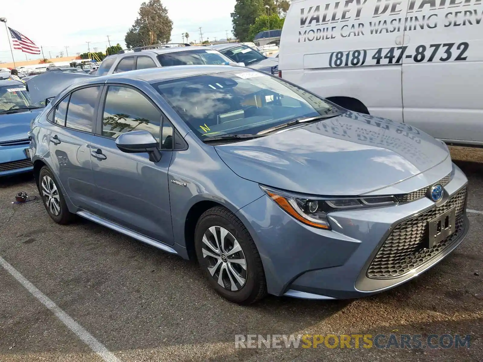 1 Photograph of a damaged car JTDEBRBE6LJ003061 TOYOTA COROLLA 2020