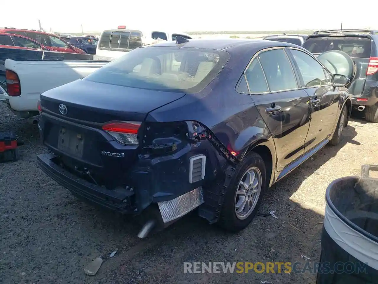 4 Photograph of a damaged car JTDEBRBE6LJ003805 TOYOTA COROLLA 2020