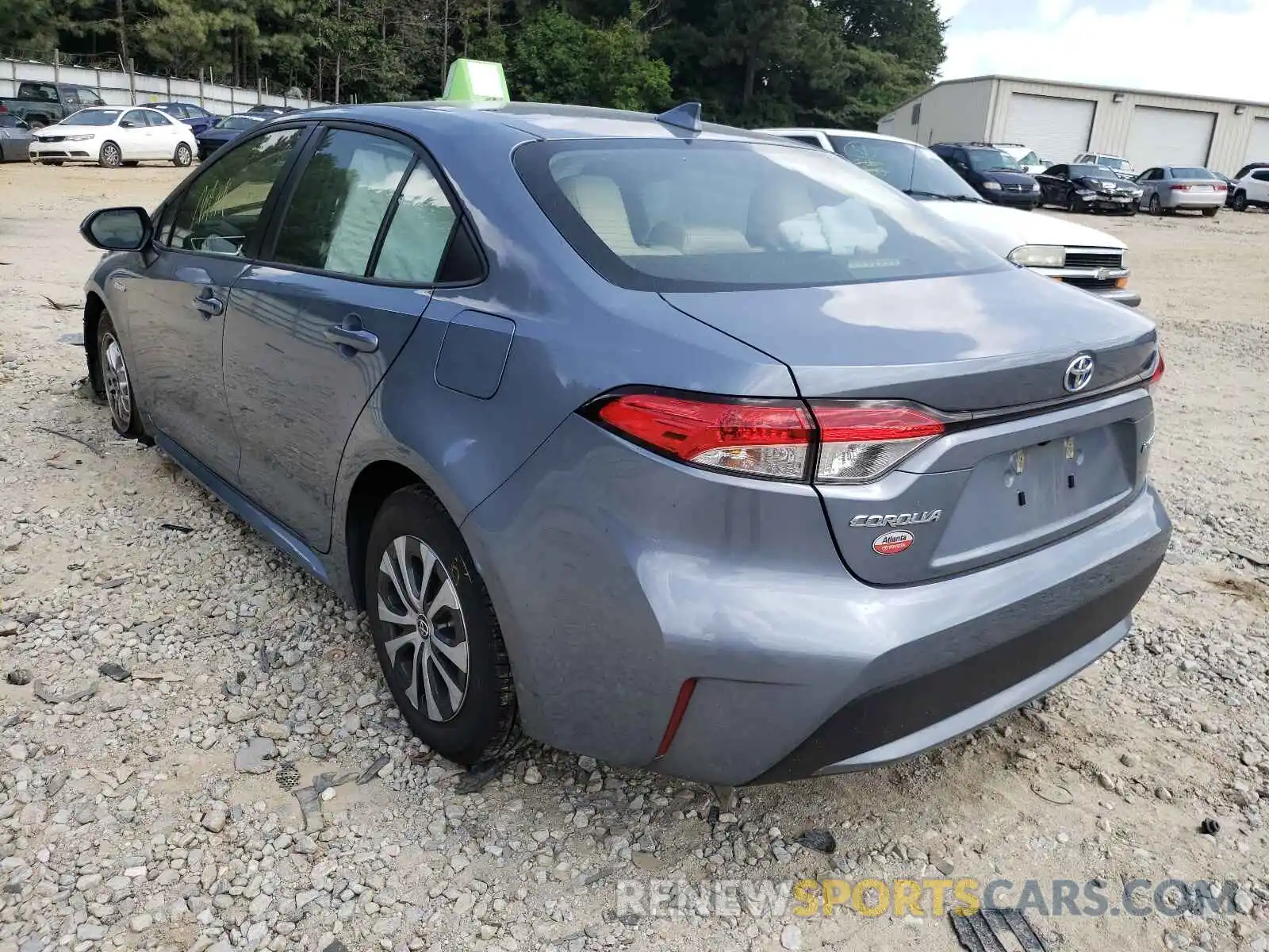 3 Photograph of a damaged car JTDEBRBE6LJ003898 TOYOTA COROLLA 2020