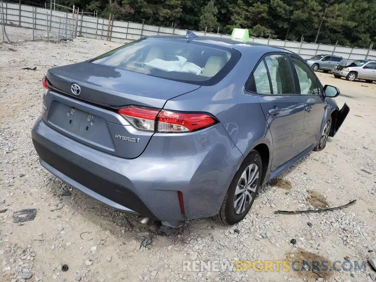 4 Photograph of a damaged car JTDEBRBE6LJ003898 TOYOTA COROLLA 2020