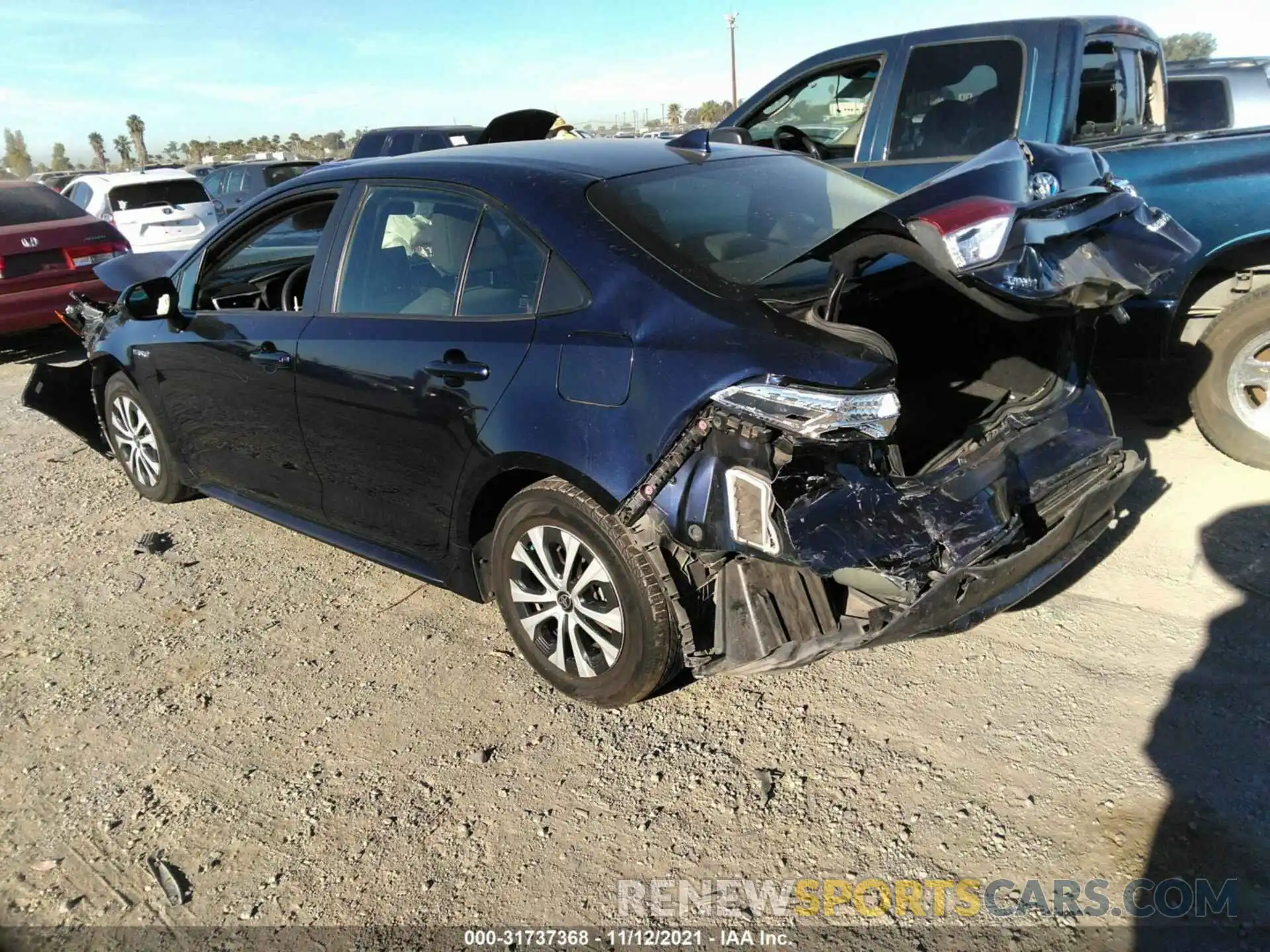 3 Photograph of a damaged car JTDEBRBE6LJ006333 TOYOTA COROLLA 2020