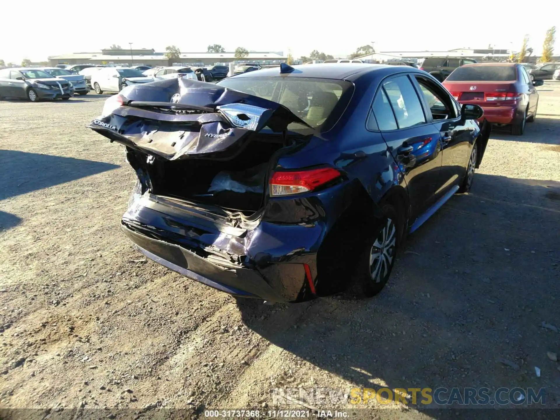 4 Photograph of a damaged car JTDEBRBE6LJ006333 TOYOTA COROLLA 2020