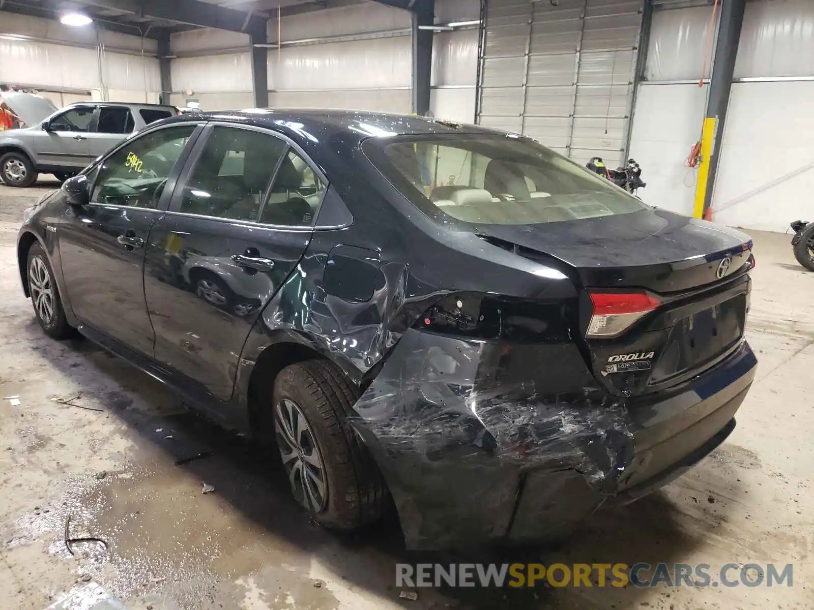 3 Photograph of a damaged car JTDEBRBE6LJ006543 TOYOTA COROLLA 2020