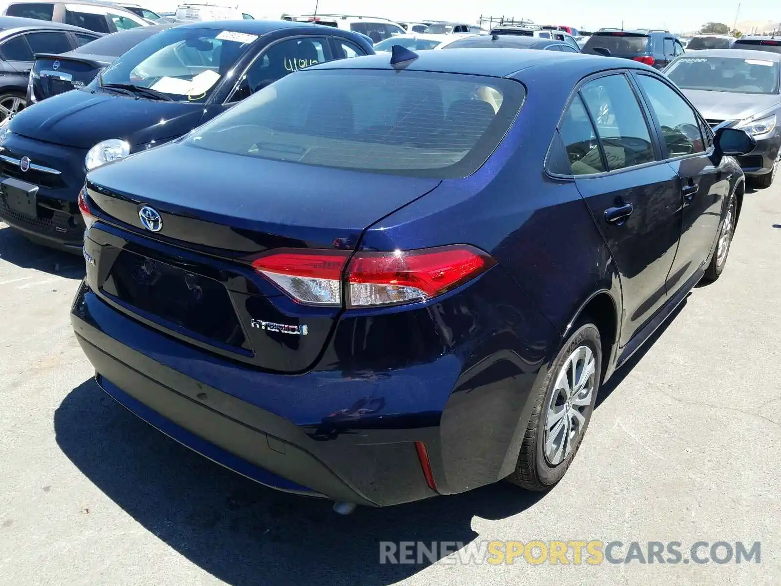 4 Photograph of a damaged car JTDEBRBE6LJ006557 TOYOTA COROLLA 2020