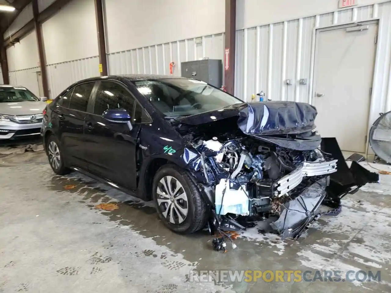 1 Photograph of a damaged car JTDEBRBE6LJ007708 TOYOTA COROLLA 2020