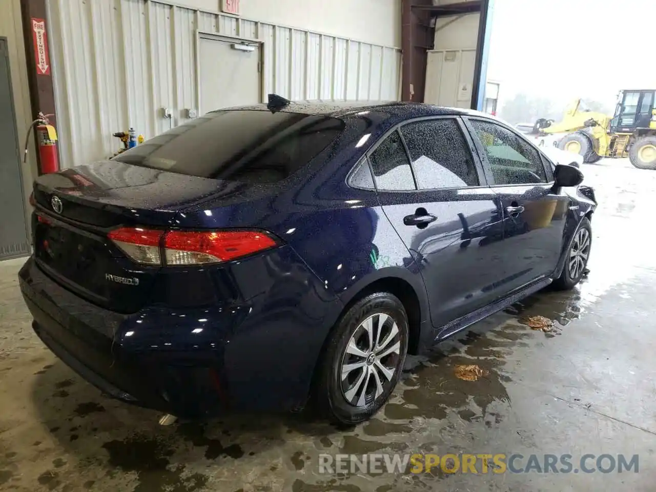 4 Photograph of a damaged car JTDEBRBE6LJ007708 TOYOTA COROLLA 2020