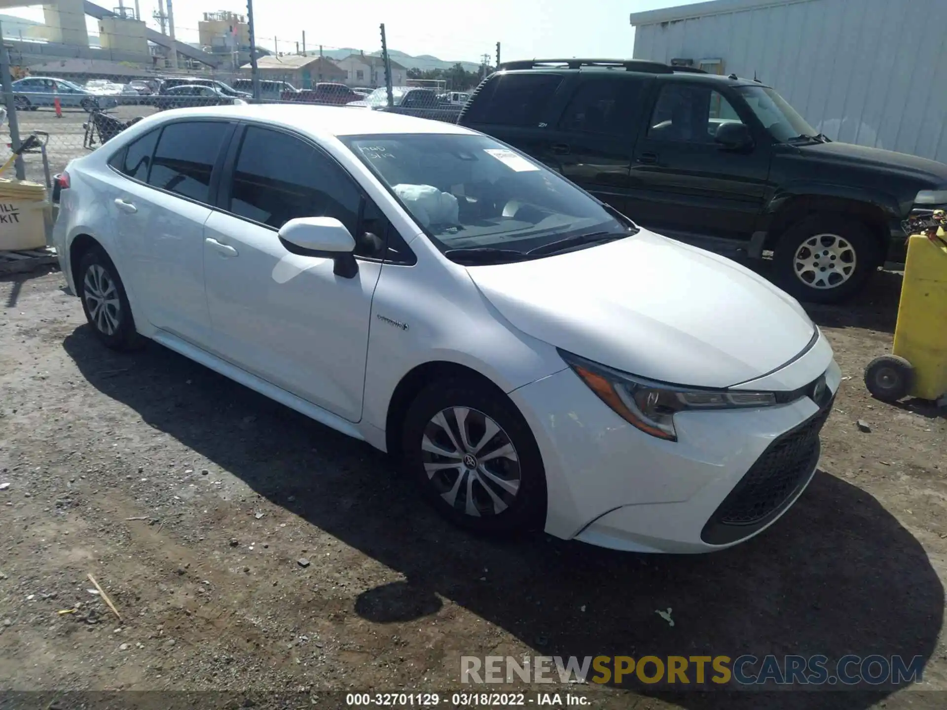 1 Photograph of a damaged car JTDEBRBE6LJ009409 TOYOTA COROLLA 2020