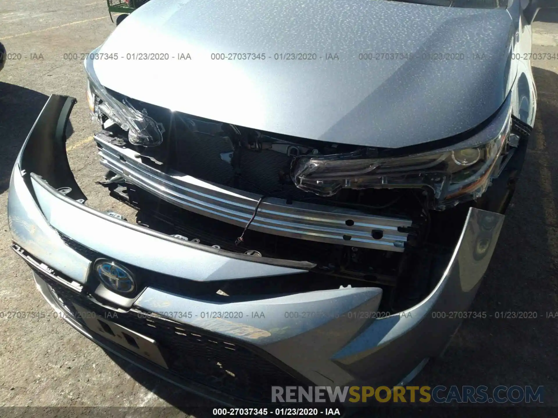 6 Photograph of a damaged car JTDEBRBE6LJ010141 TOYOTA COROLLA 2020