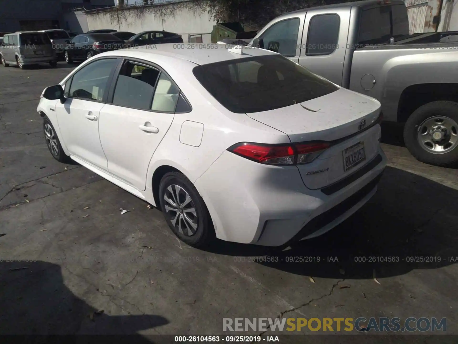 3 Photograph of a damaged car JTDEBRBE6LJ010303 TOYOTA COROLLA 2020