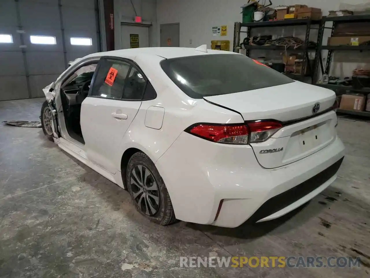 3 Photograph of a damaged car JTDEBRBE6LJ010348 TOYOTA COROLLA 2020