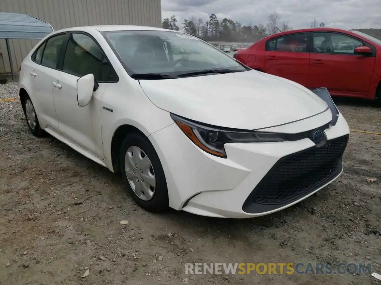 1 Photograph of a damaged car JTDEBRBE6LJ010351 TOYOTA COROLLA 2020