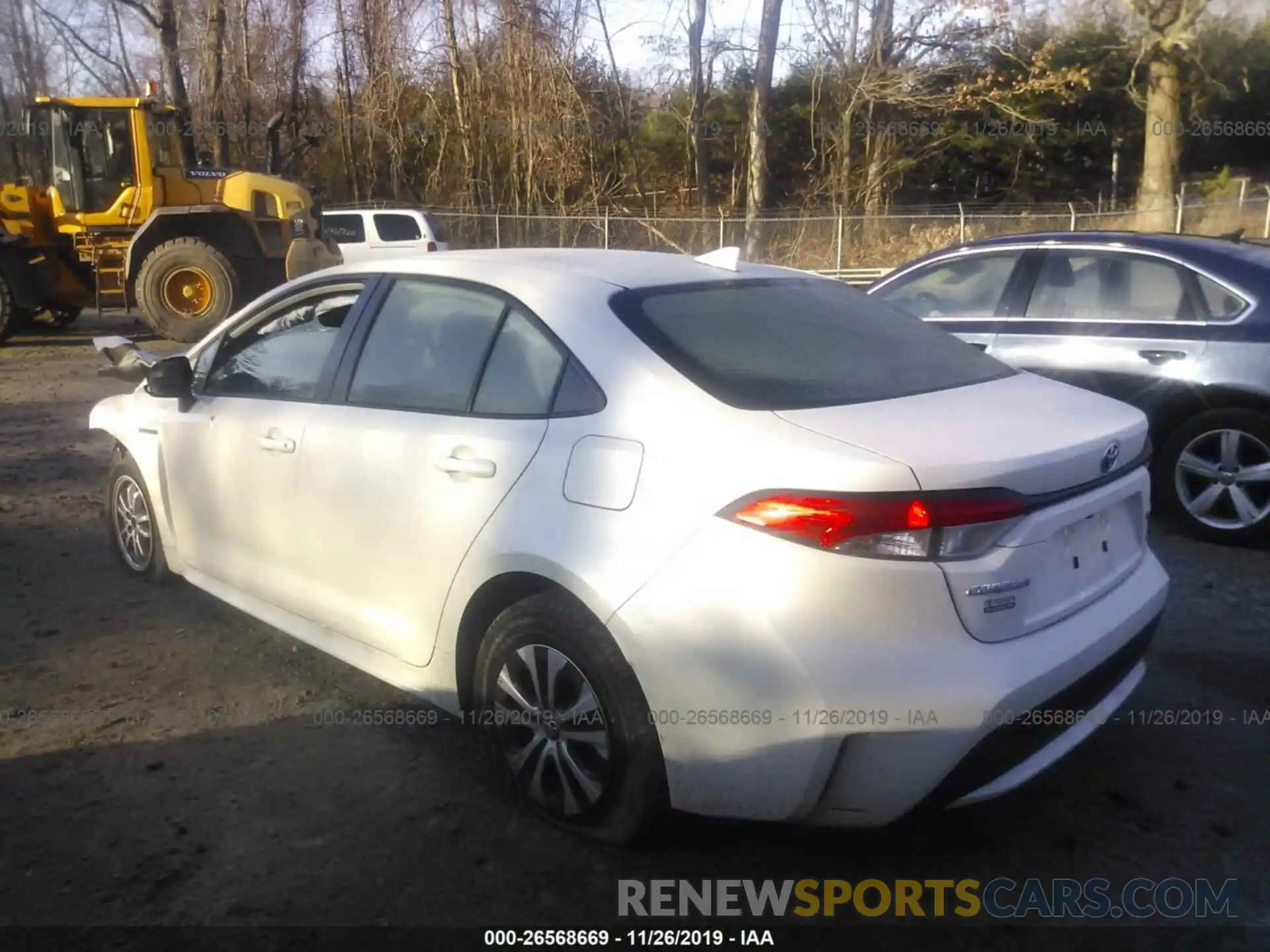 3 Photograph of a damaged car JTDEBRBE6LJ010494 TOYOTA COROLLA 2020