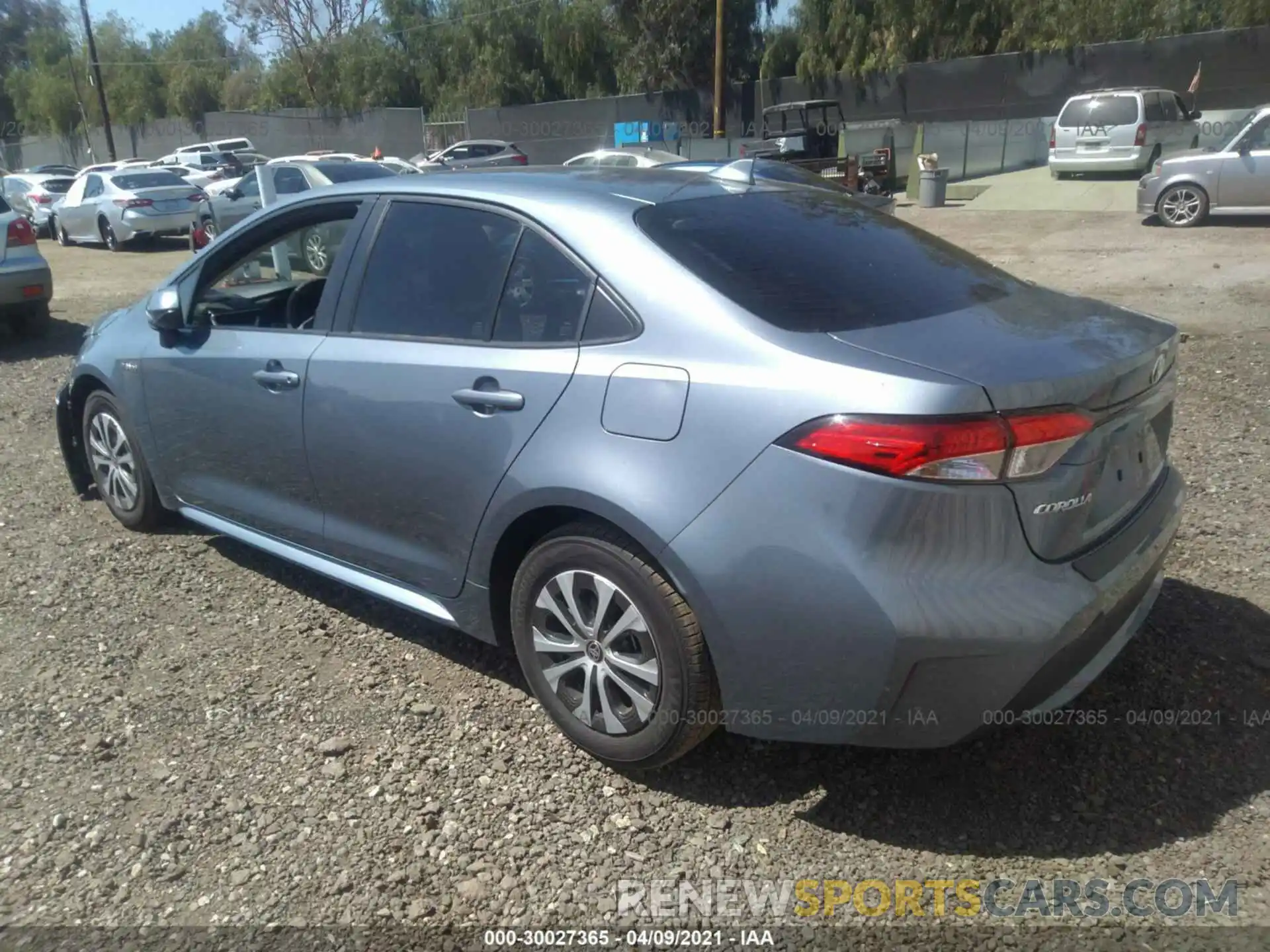 3 Photograph of a damaged car JTDEBRBE6LJ010687 TOYOTA COROLLA 2020