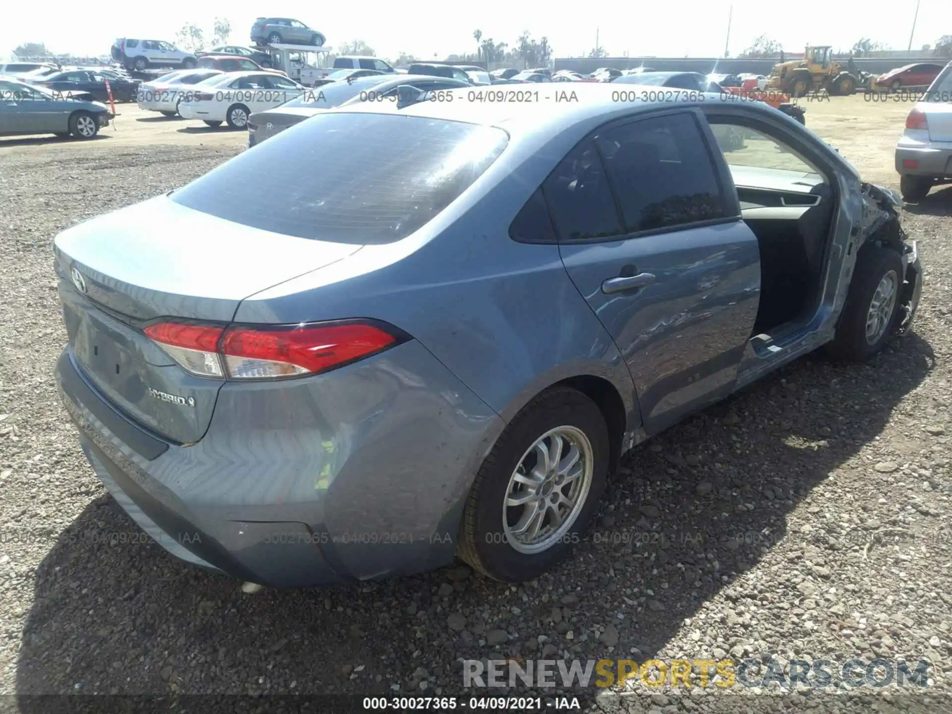 4 Photograph of a damaged car JTDEBRBE6LJ010687 TOYOTA COROLLA 2020