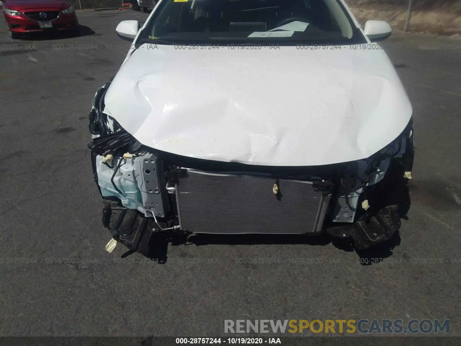 6 Photograph of a damaged car JTDEBRBE6LJ011421 TOYOTA COROLLA 2020