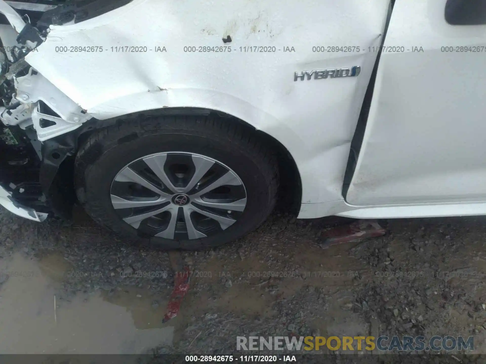 12 Photograph of a damaged car JTDEBRBE6LJ012052 TOYOTA COROLLA 2020